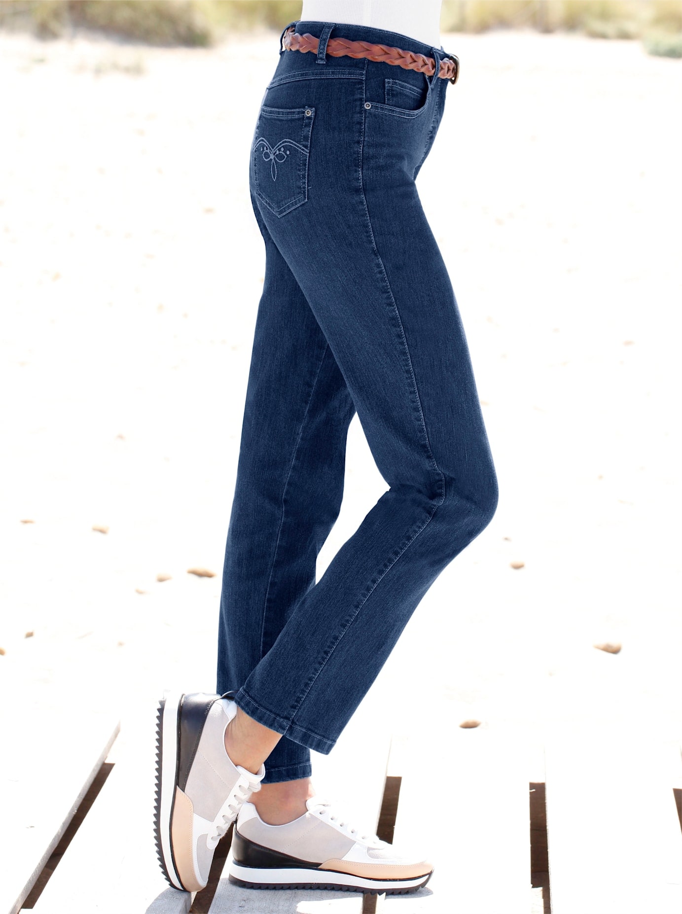 Casual Looks 5-Pocket-Jeans, (1 tlg.) günstig online kaufen