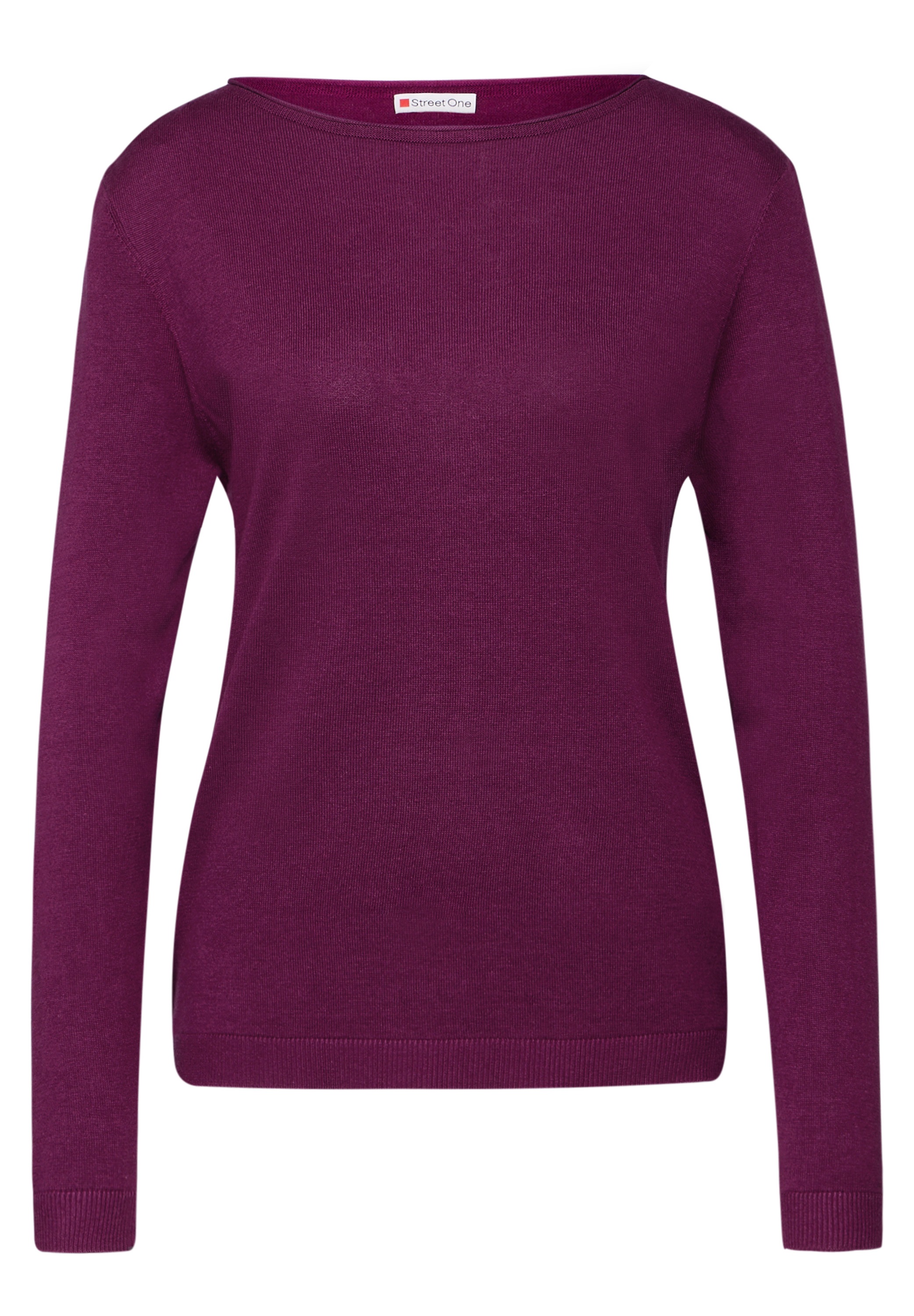 STREET ONE Strickpullover, mit U-Boot-Ausschnitt