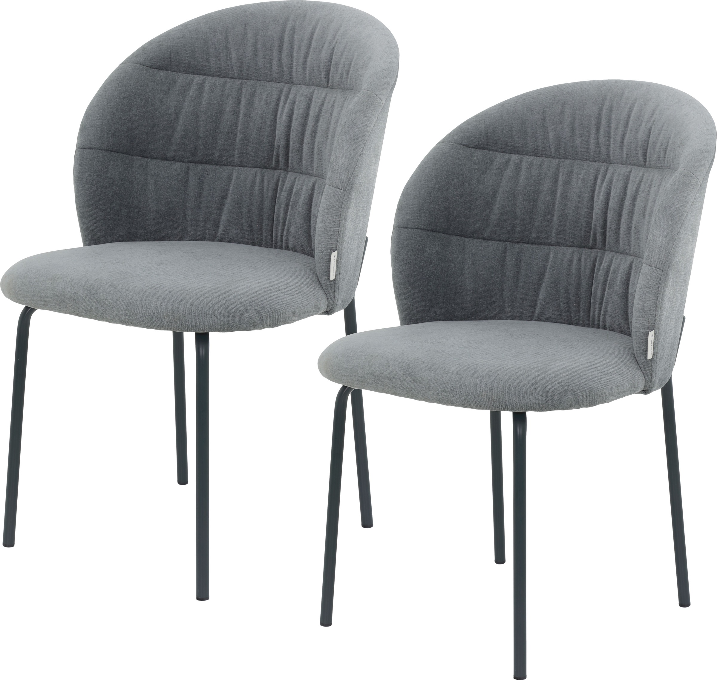 TOM TAILOR HOME 4-Fußstuhl "LEAF CHAIR", (Set), 2 St., Chenille, 4-Fußgeste günstig online kaufen