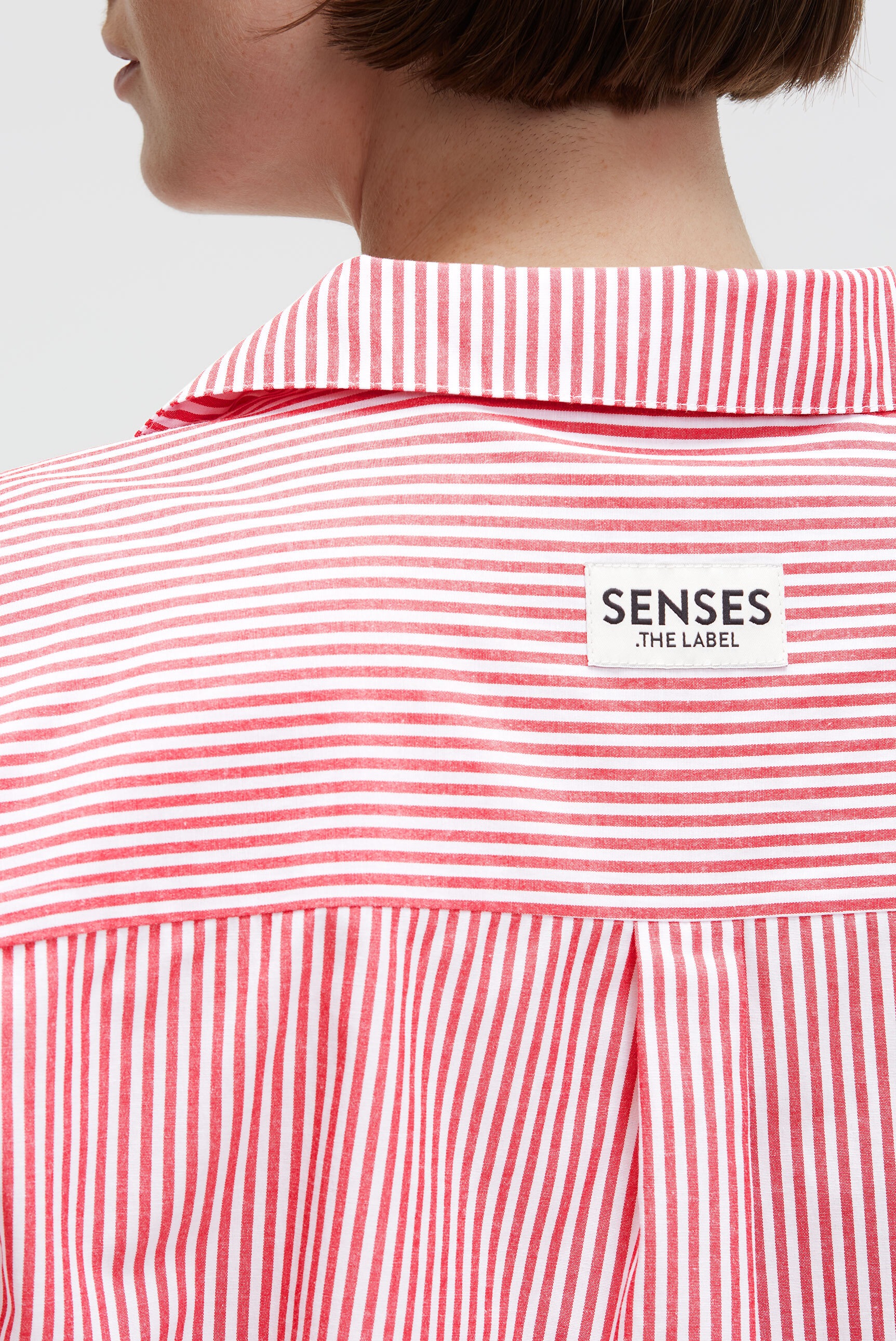 SENSES.THE LABEL Schlupfbluse mit Kellerfalte im Rücken