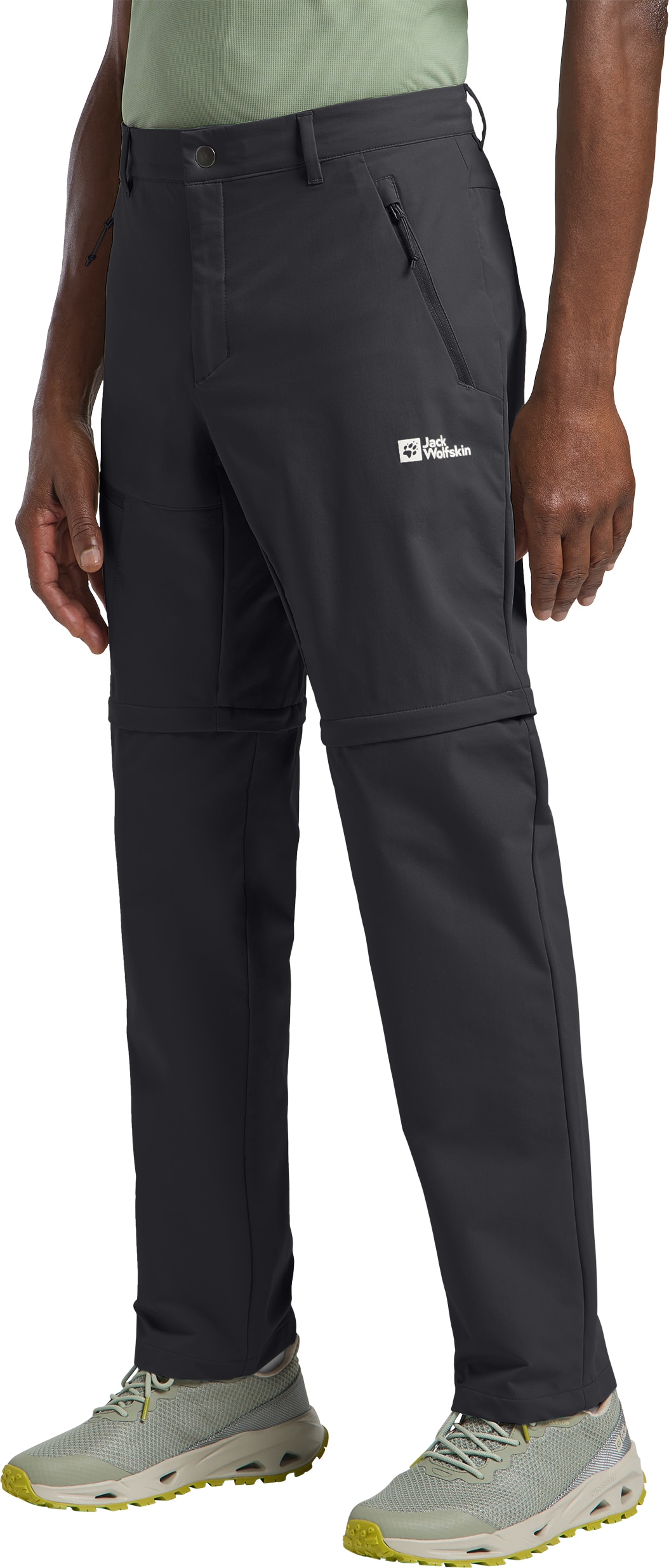 Jack Wolfskin Zip-off-Hose "PICO TRAIL ZIP OFF PANTS M" atmungsaktives Material, schnell trocknend, wasserabweisend