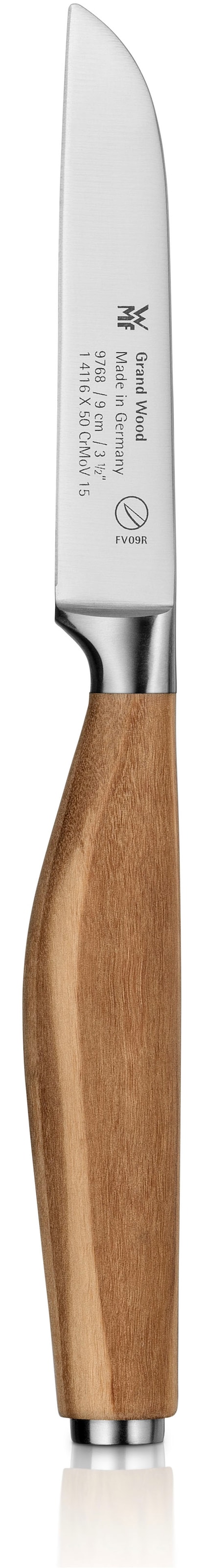 WMF Gemüsemesser »Grand Wood«, (1 tlg.), 9 cm, Olivenholzgriff, handgeschmiedeter Spezialklingenstahl
