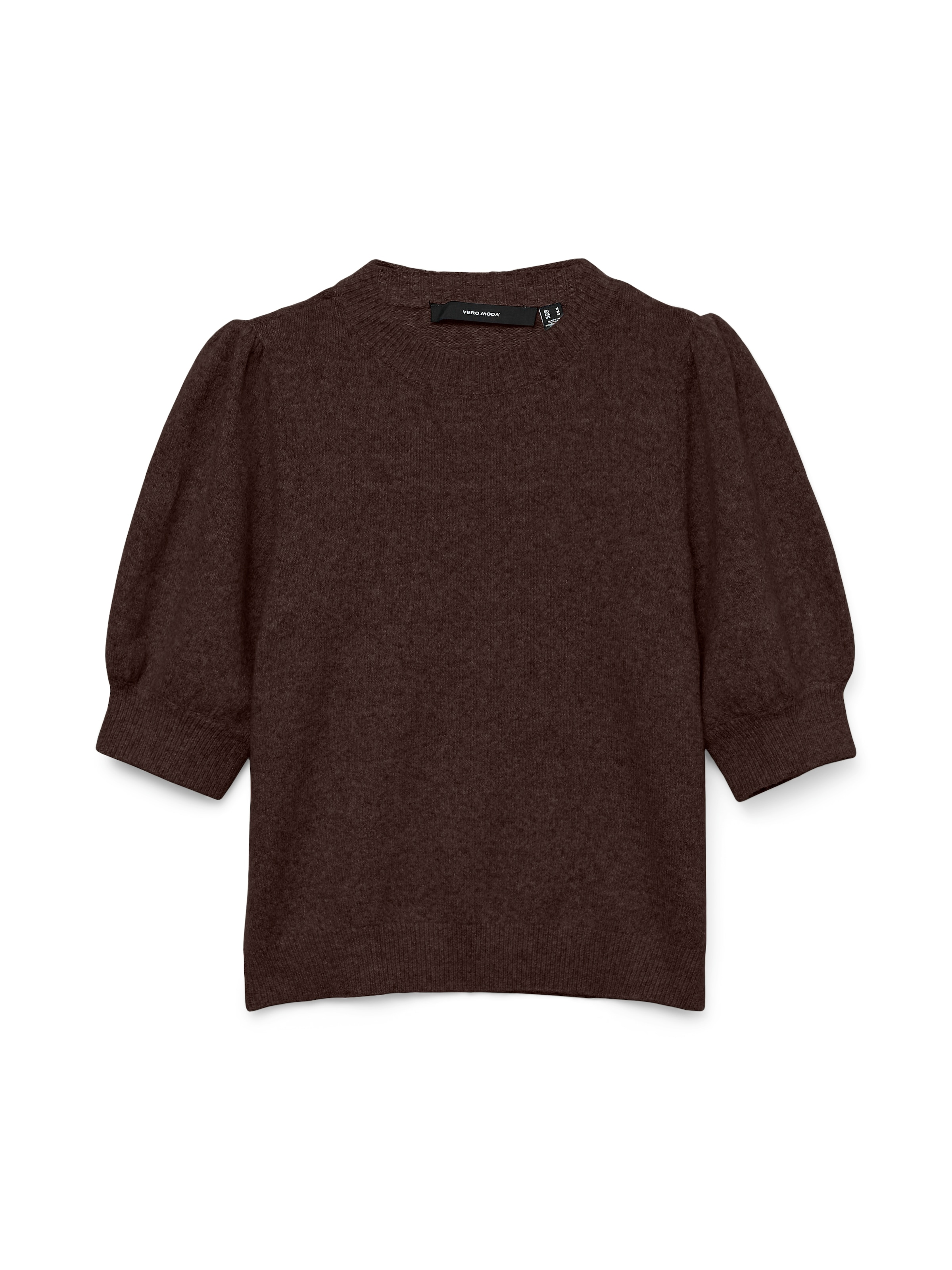 Vero Moda Strickpullover »VMDOFFY 2/4 O-NECK PULLOVER GA NOOS«, mit leichten Puffärmeln