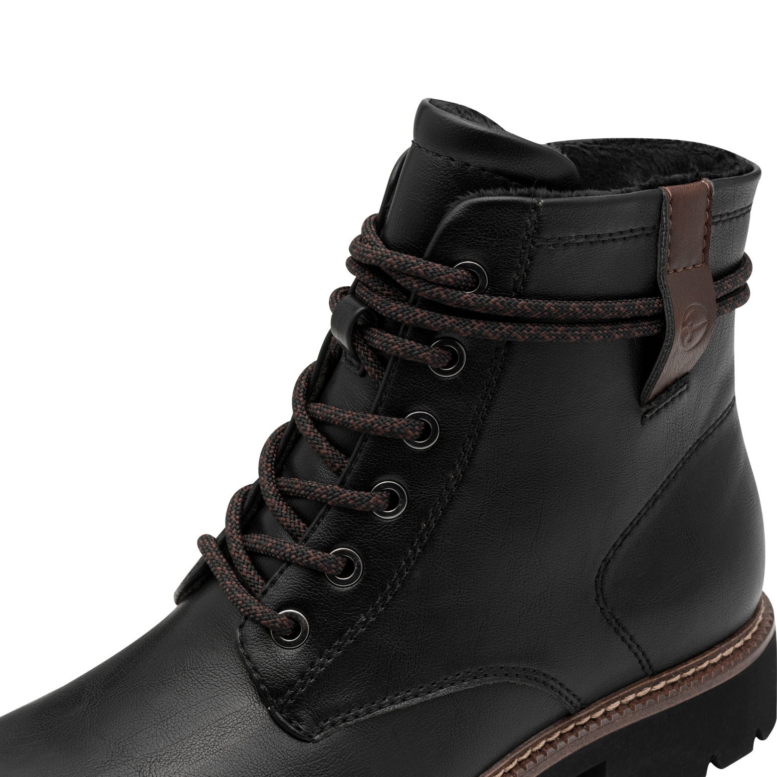 Thumbnail - Tamaris Schnürstiefelette, Blockabsatz, Schnürboots in veganer Verarbeitung