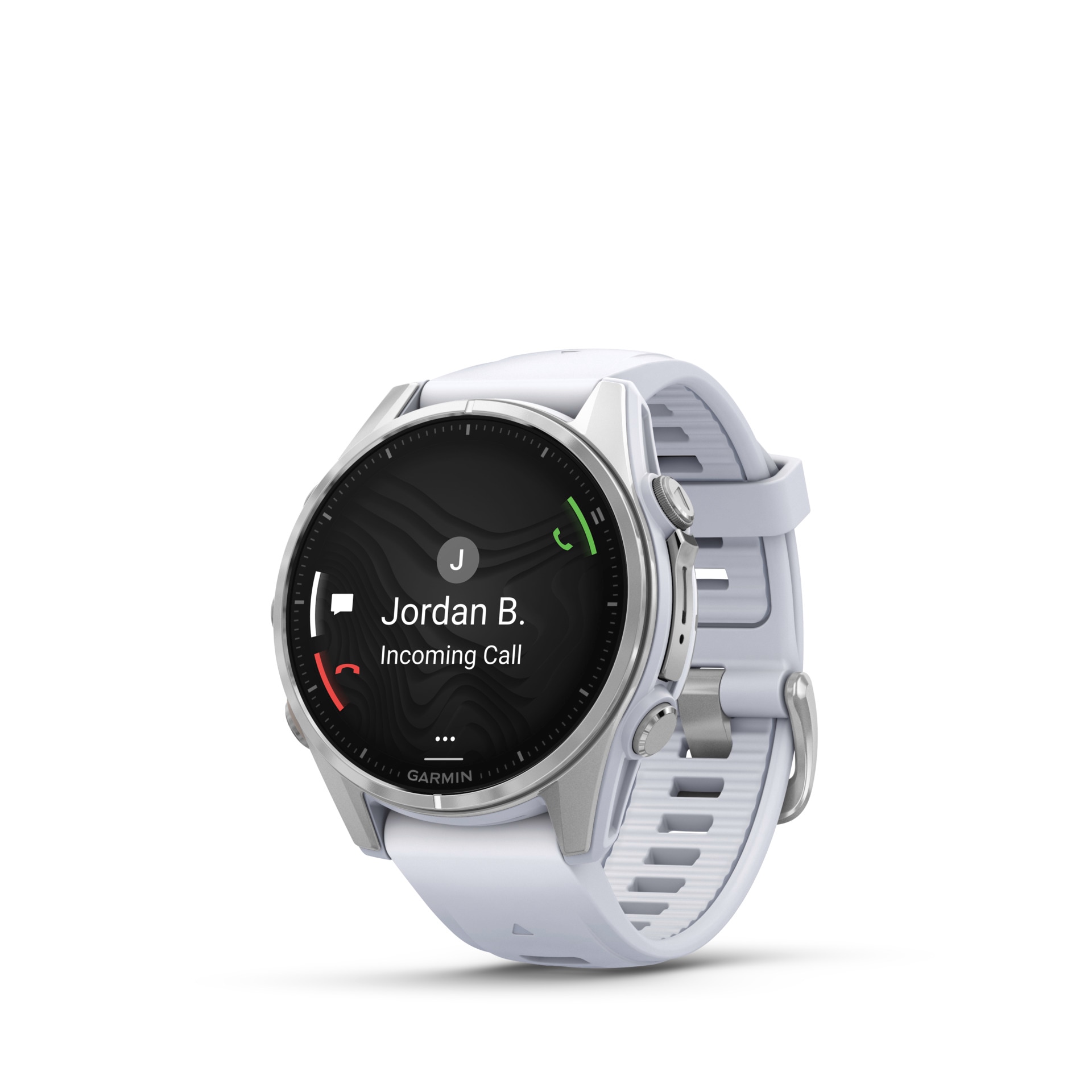 Garmin Fenix - 43 Mm Amoled Steinweiss/ Größe 8 Silber - Image 9