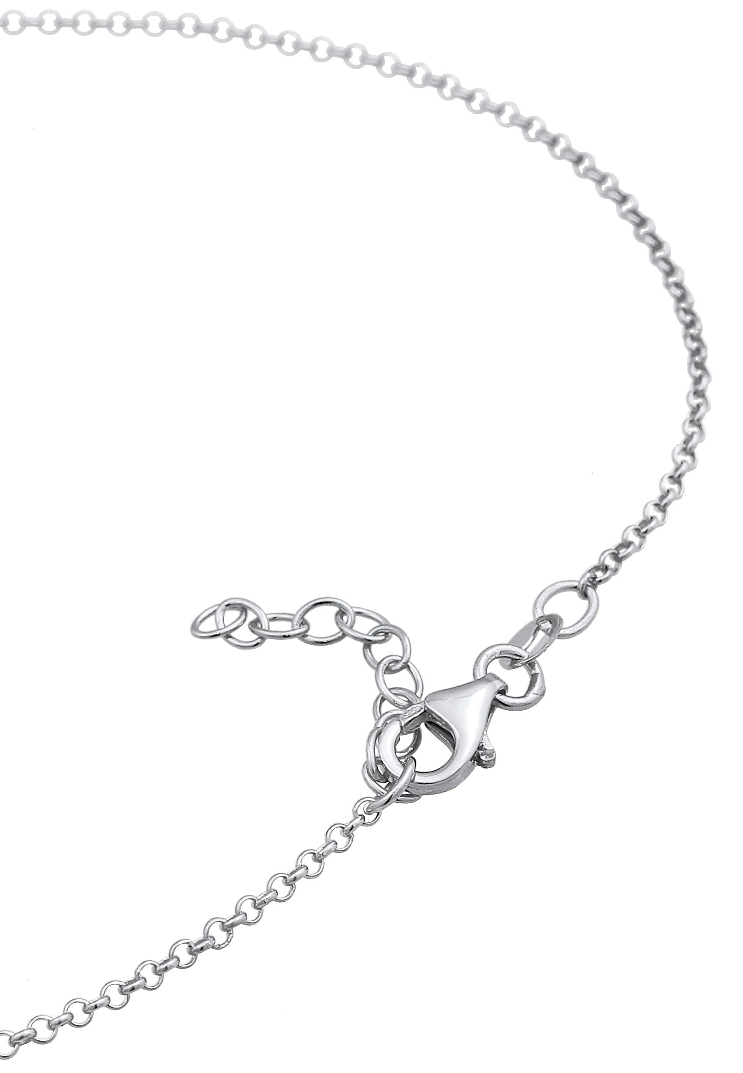 Elli Fußkette »Fußschmuck Herz Liebe Verschlungen 925 Silber«