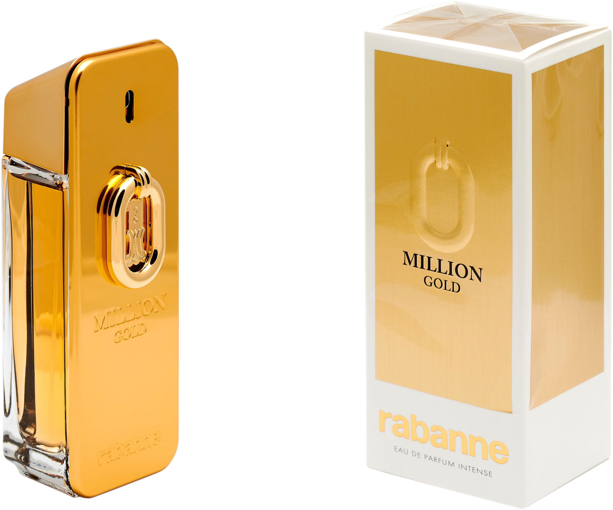 Eau de Parfum »Rabanne Million Gold Intense«, (1 tlg.), Holziger Duft mit Mandarine