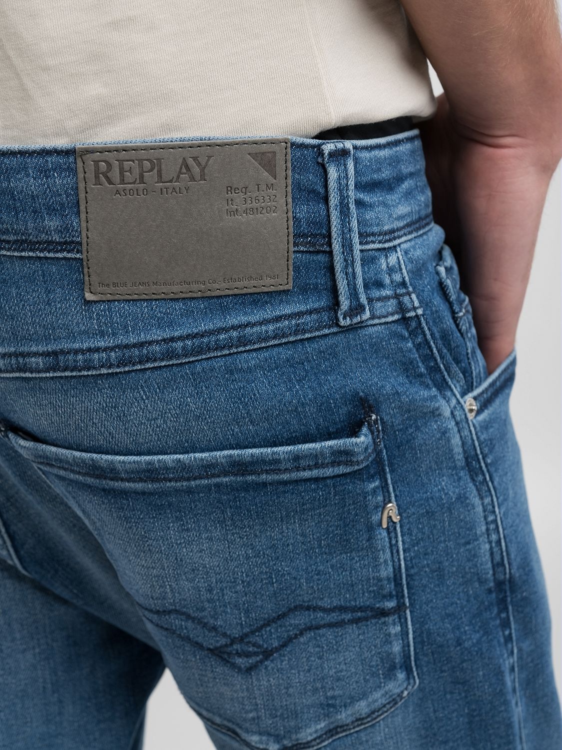 Replay Slim-fit-Jeans »Anbass Superstretch« elastisch