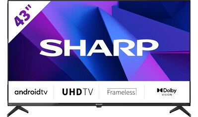 Sharp LED-Fernseher »4T-C43FNx«, 108 cm/43 Zoll, 4K Ultra HD, Android TV-Smart-TV kaufen