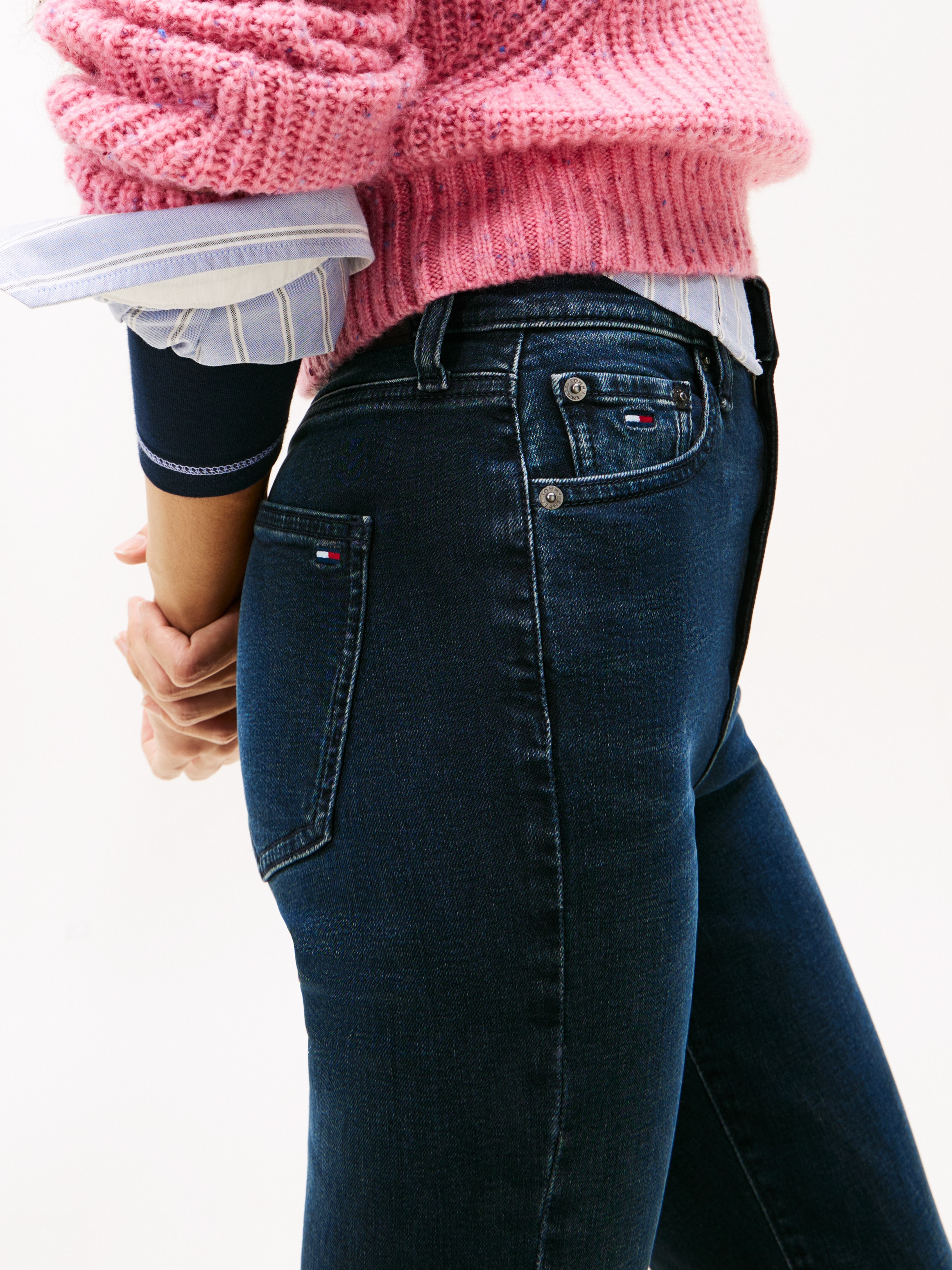 Thumbnail - Tommy Jeans Bootcut-Jeans "SYLVIA HGH FLR DI1261" in ausgestellter Form