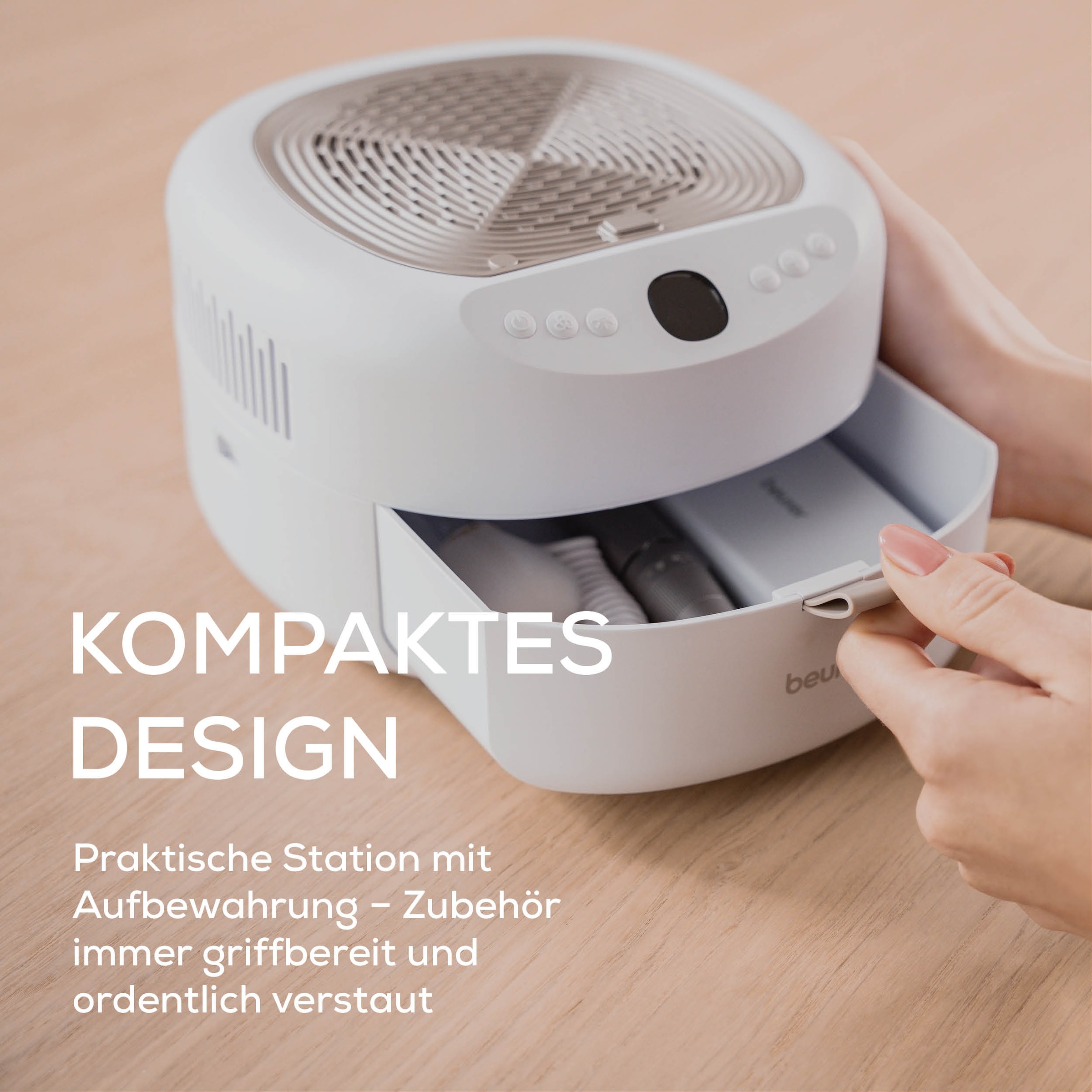 BEURER Maniküre-Pediküre-Set »MP 200, professionelle Maniküre-Pediküre-Station für zu Hause«, Mit Fräser, UV/LED-Lampe & Absaugung für Gel, Acryl