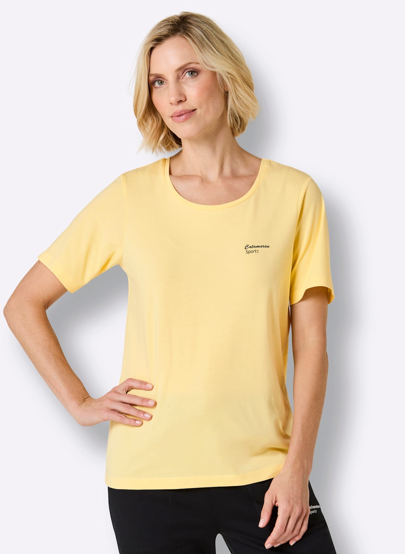 Catamaran Functional Shirt 3-Pack Heather-Lemon Striped Size 40/42 4