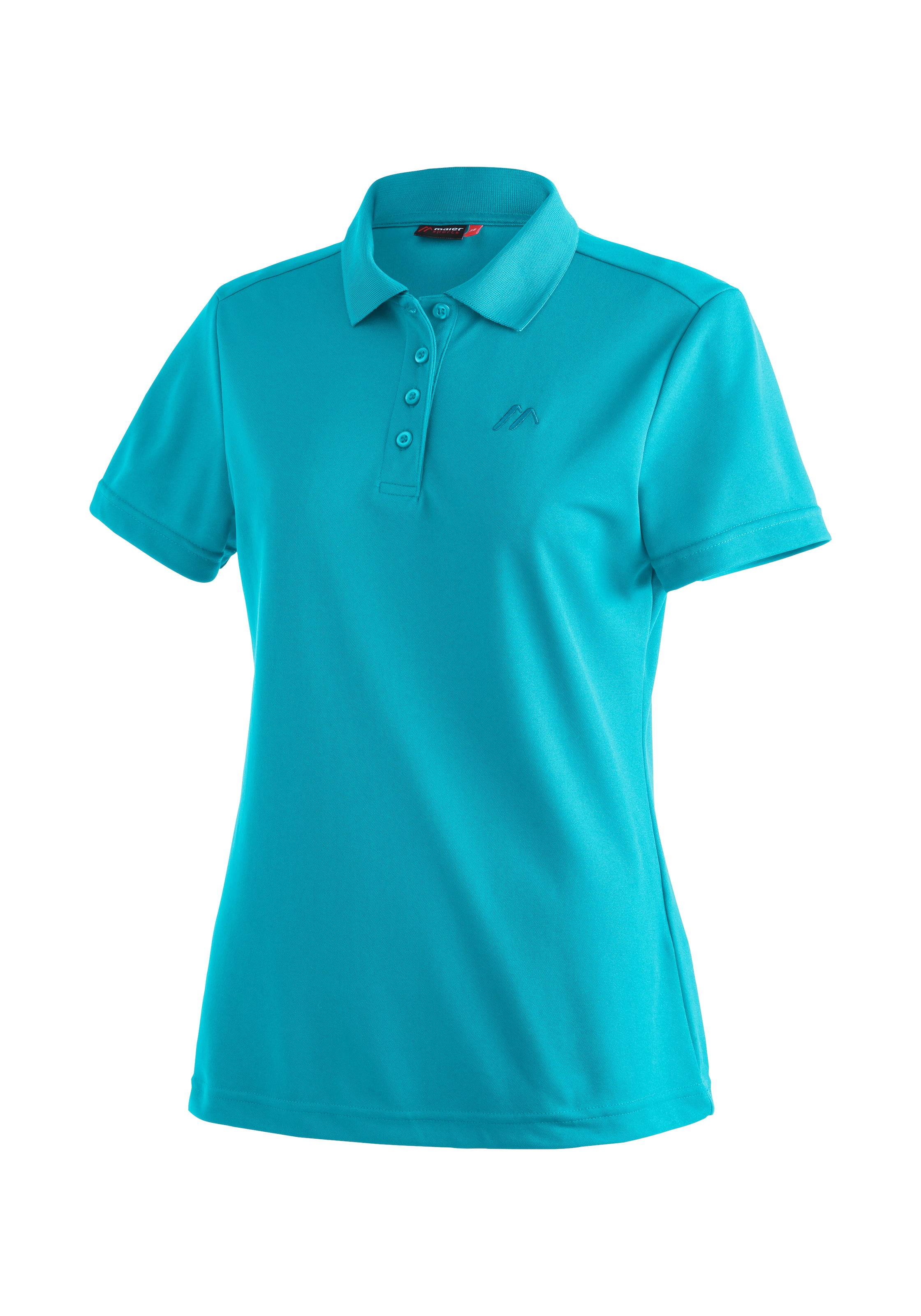 Maier Sports Funktionsshirt "Ulrike", Damen Polo, pique Poloshirt, schnelltrocknendes Outdoor-Shirt