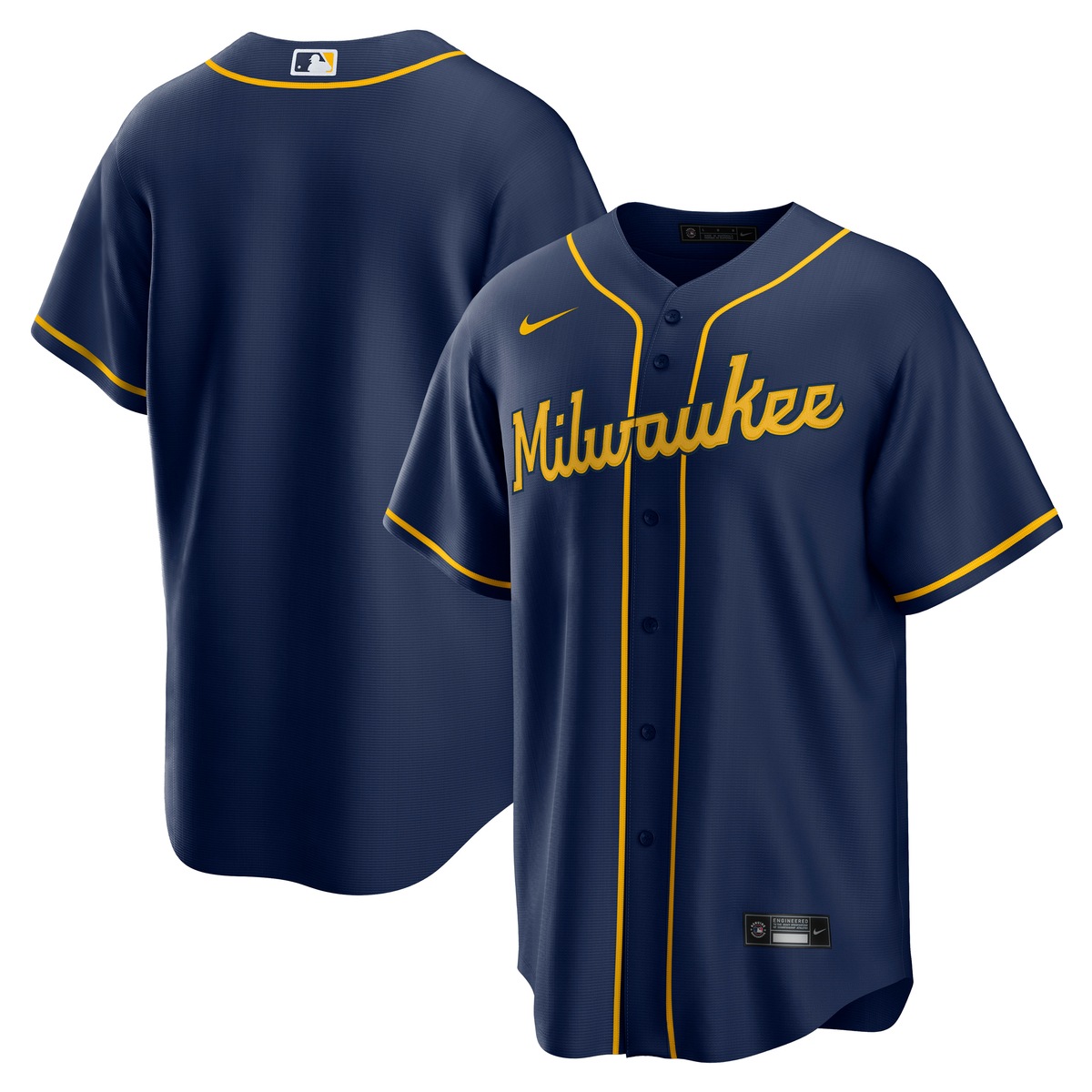 Nike Footballtrikot "Nike Trikot Milwaukee Brewers Nike Game Alternate 2" günstig online kaufen
