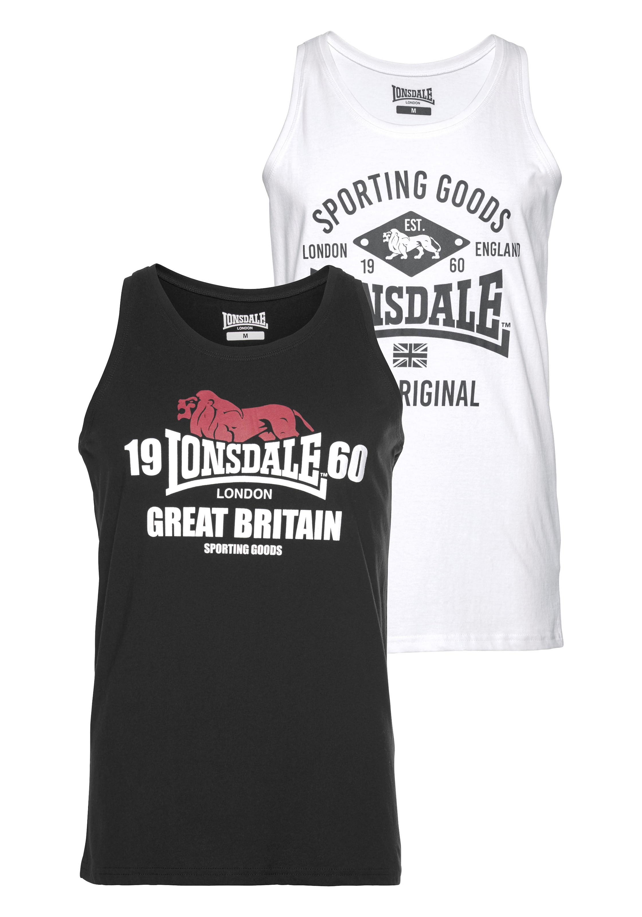 Lonsdale Tanktop "BIGGIN", (Packung, 2 tlg., 2er-Pack) günstig online kaufen