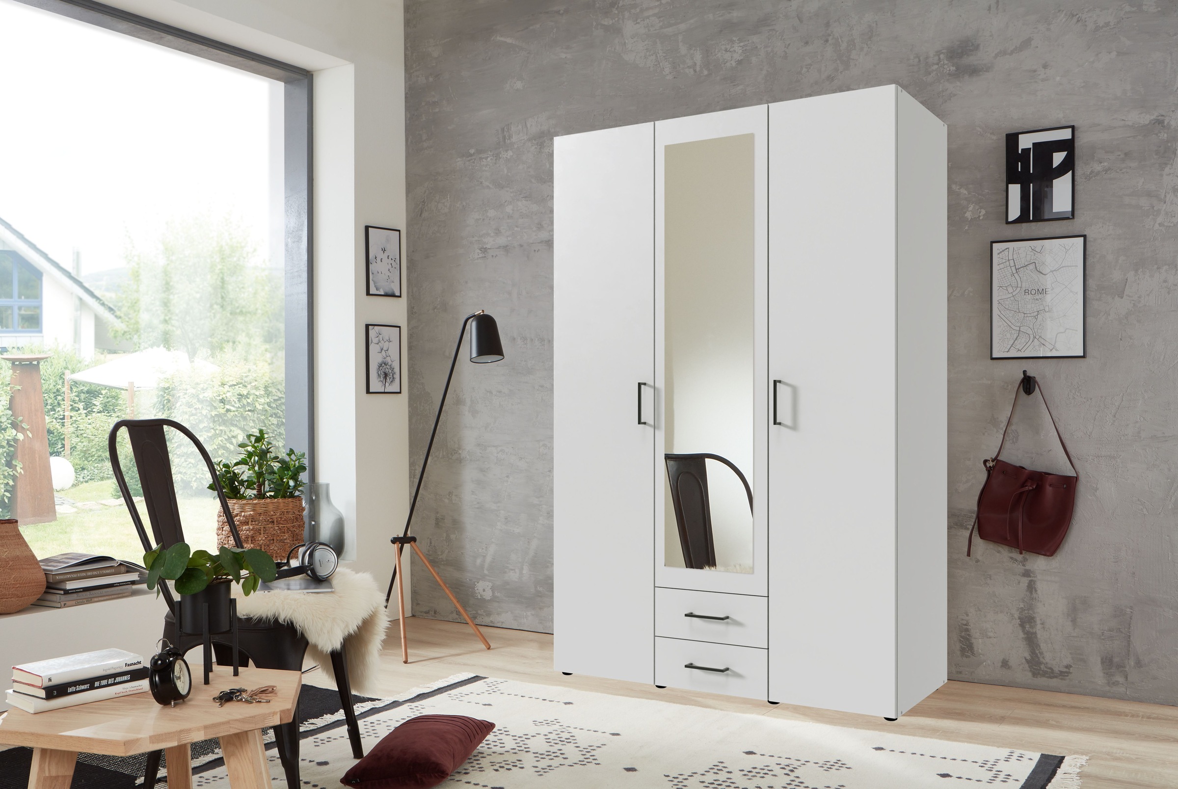 Wimex Drehtürenschrank "Mugano, 135 oder 180cm breit, 208 oder 236cm hoch, günstig online kaufen
