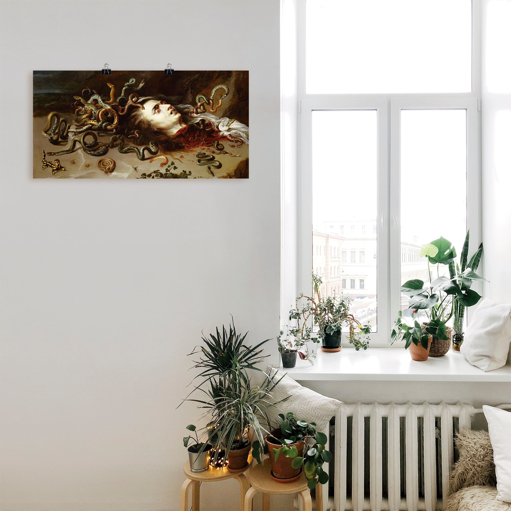 Artland Wandbild »Das Haupt der Medusa«, klassische Fantasie, (1 St.), als Leinwandbild, Poster in verschied. Größen