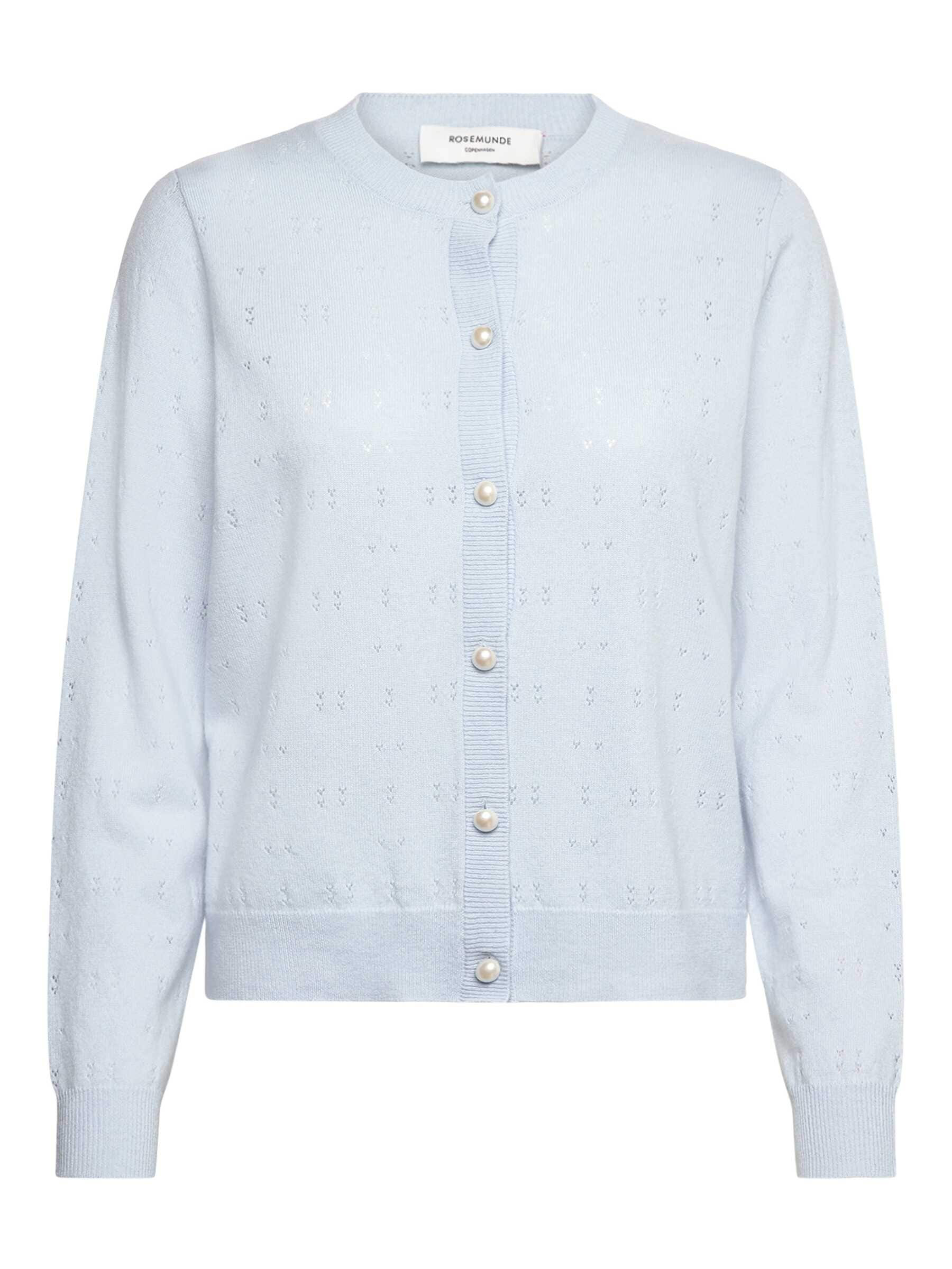 rosemunde Strickjacke "Laica Pointelle cardigan" mit Rundhalsausschnitt, wu günstig online kaufen