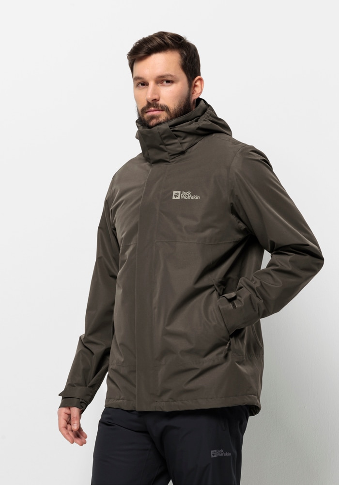 Jack Wolfskin 3-in-1-Funktionsjacke »LUNTAL 3IN1 JKT M«, mit Kapuze