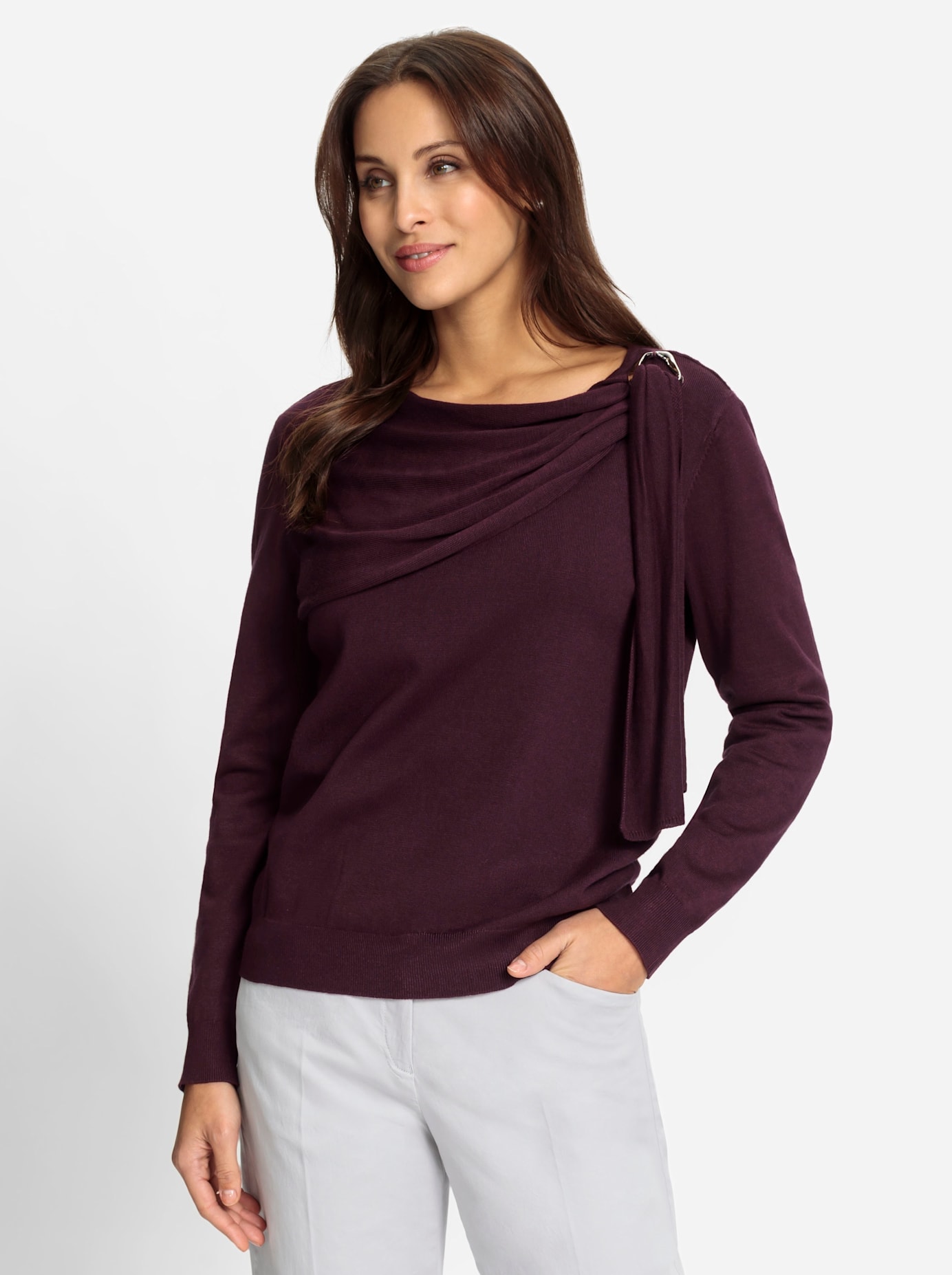 Lady Strickpullover »Feinstrick-Pullover«