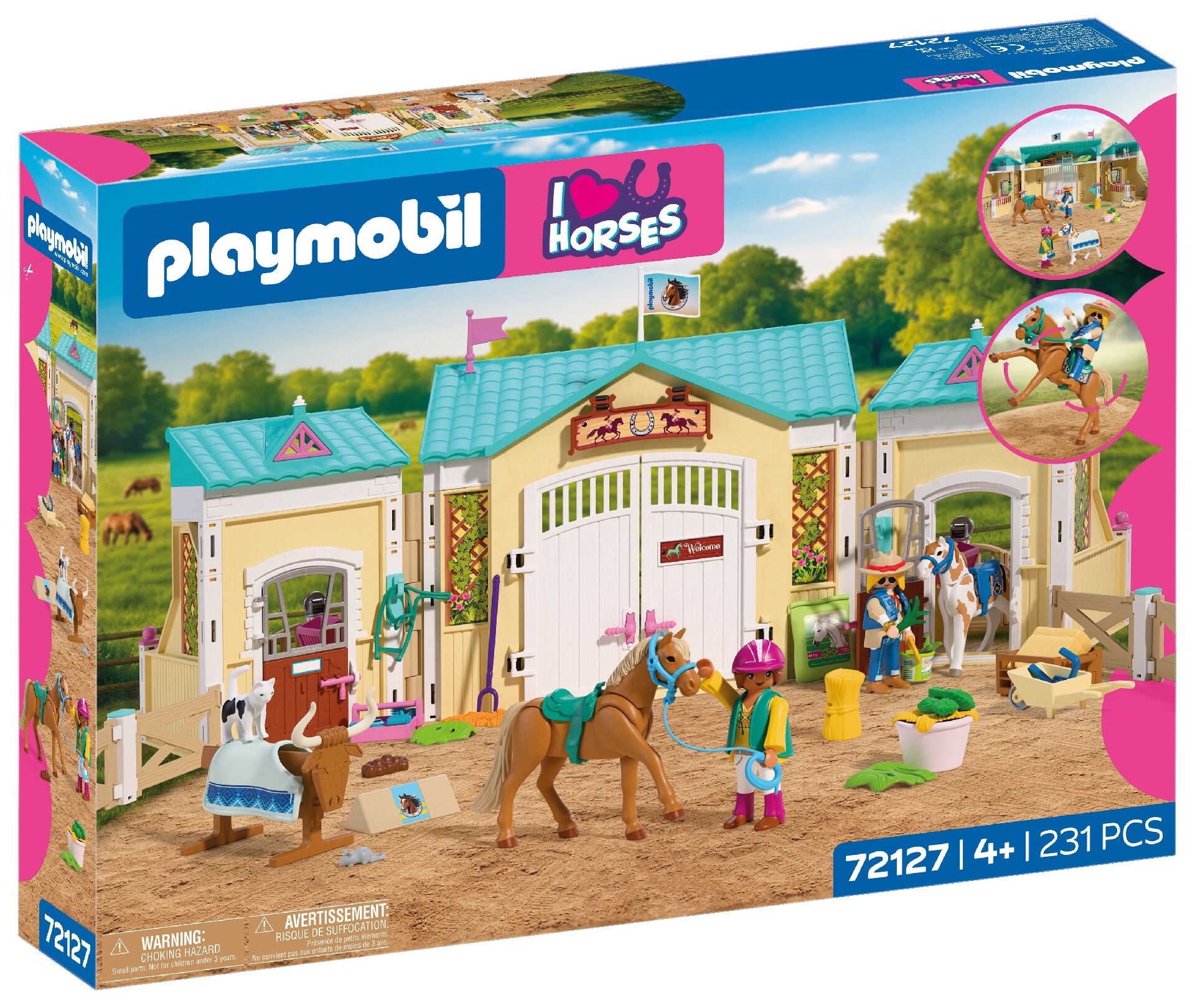 Playmobil® Konstruktions-Spielset »Großer Reiterhof (72127), I Love Horses« Made in Germany