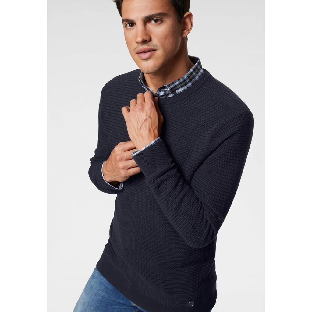 GUIDO MARIA KRETSCHMER Strickpullover, Wabenmuster- Optik