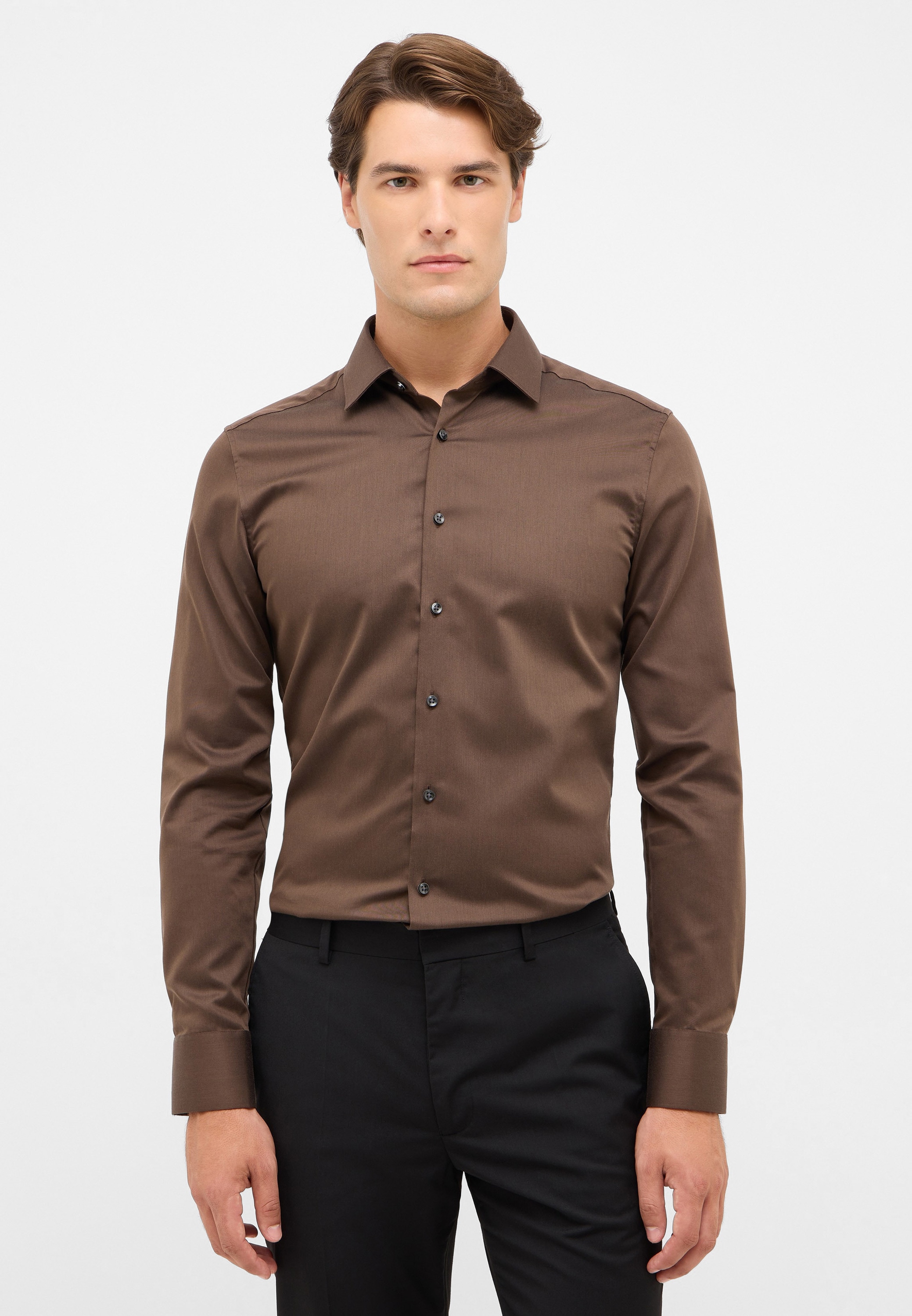 Eterna Langarmhemd "SLIM FIT", NON IRON (bügelfrei) günstig online kaufen