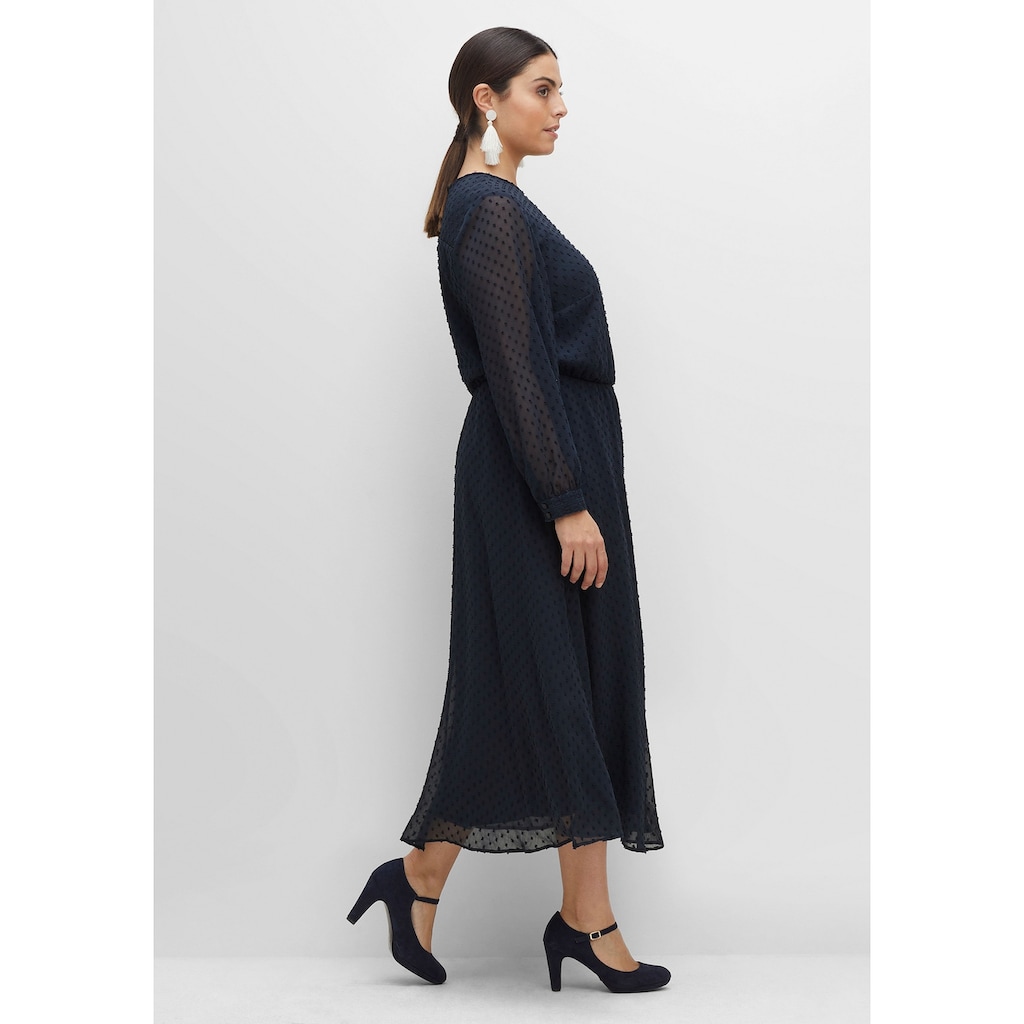 Sheego Abendkleid »Große Größen«, aus Chiffon, mit blickdichtem Unterkleid
