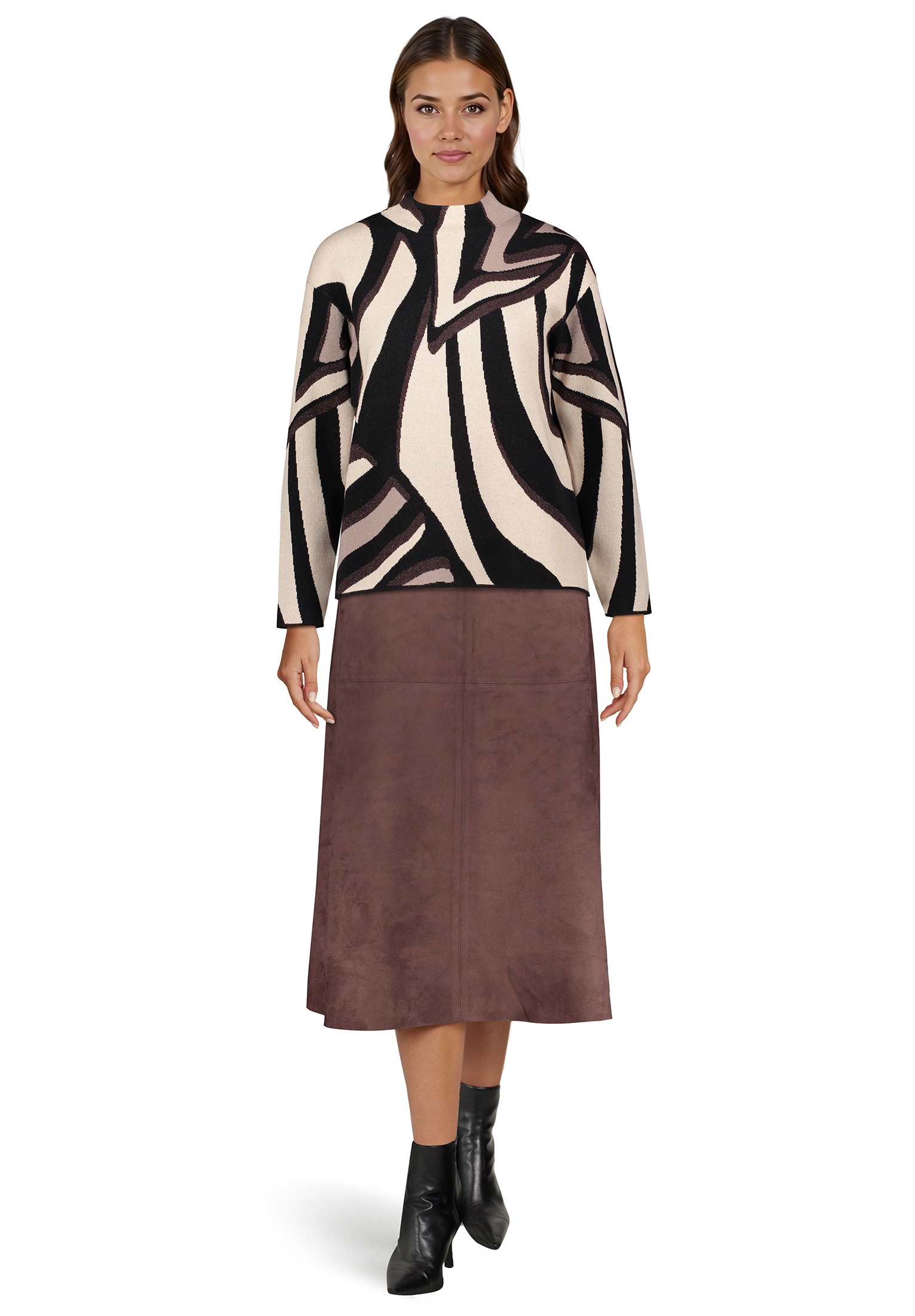 Betty Barclay Maxirock "Damen unifarben" günstig online kaufen