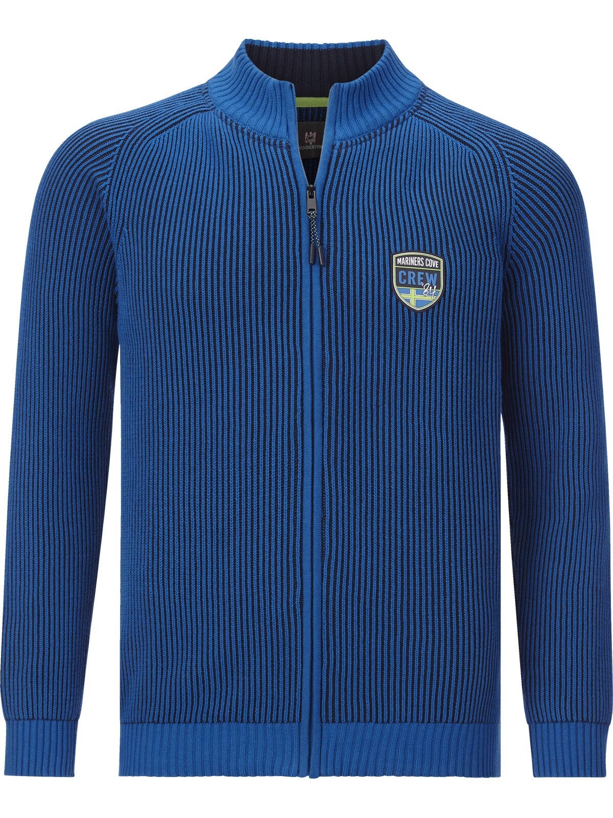 Jan Vanderstorm Strickjacke »Strickjacke VERMUNDUR«, in ansprechender Rippoptik
