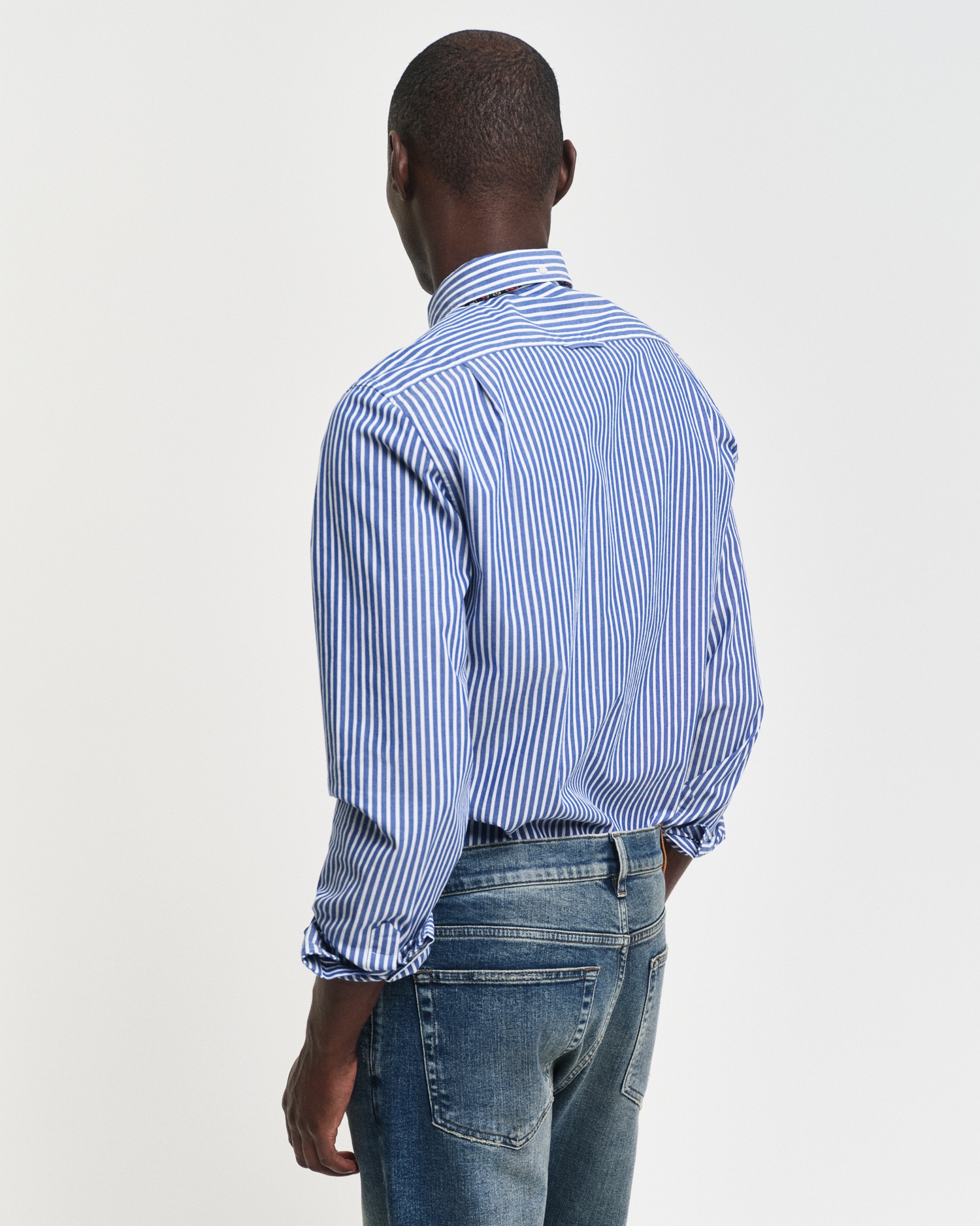 Gant Langarmhemd »SLIM POPLIN STRIPE SHIRT«