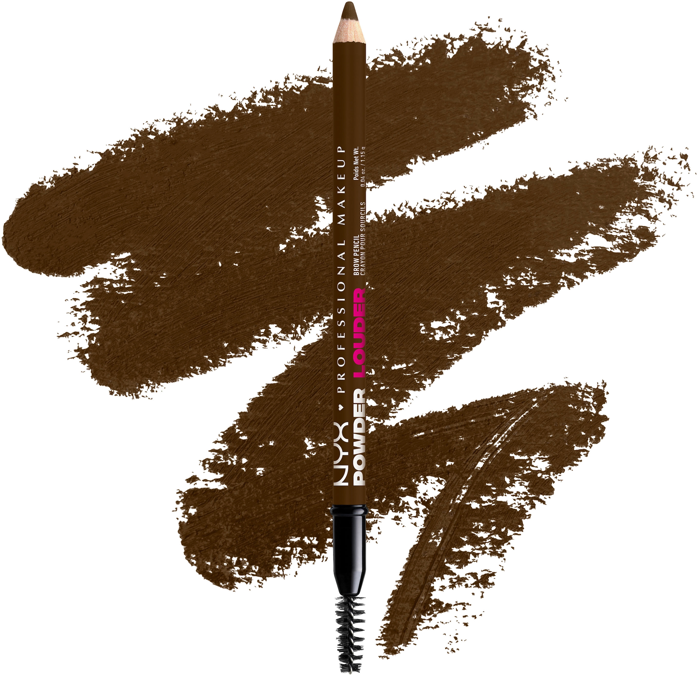 NYX Augenbrauenpflege »Makeup Powder Louder Brow Pencil«, mit Mikrofiber