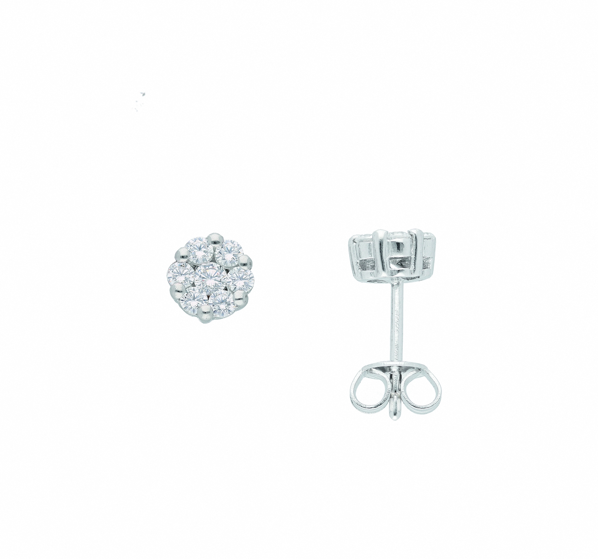 Adelia´s Paar Ohrhänger »1 Paar 925 Silber Ohrringe / Ohrstecker mit  Zirkonia Ø 6,1 mm«, mit Zirkonia Silberschmuck für Damen kaufen | BAUR
