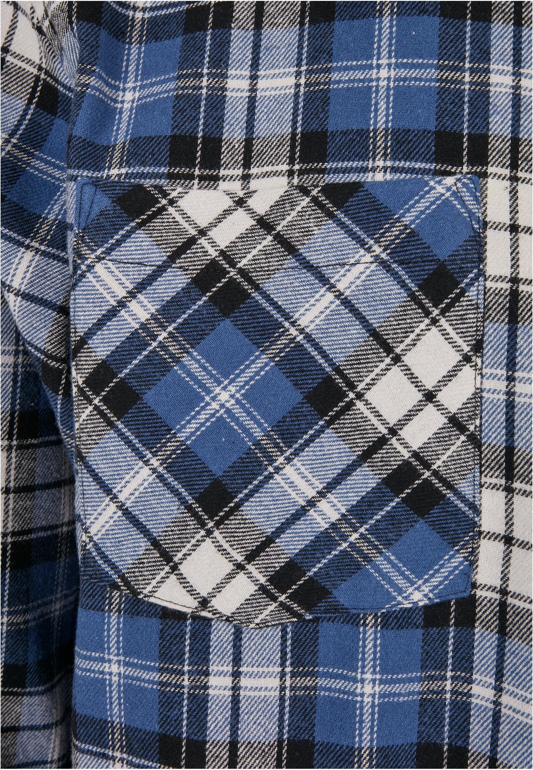 URBAN CLASSICS Langarmhemd »Urban Classics Herren Checked Roots Shirt«, (1 tlg.)