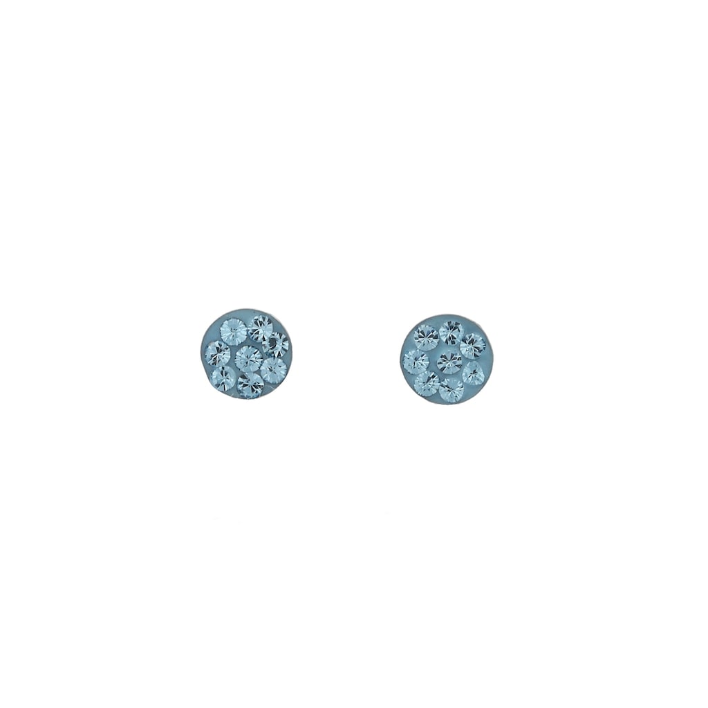 Vivance Paar Ohrstecker »Blaue Kristalle«