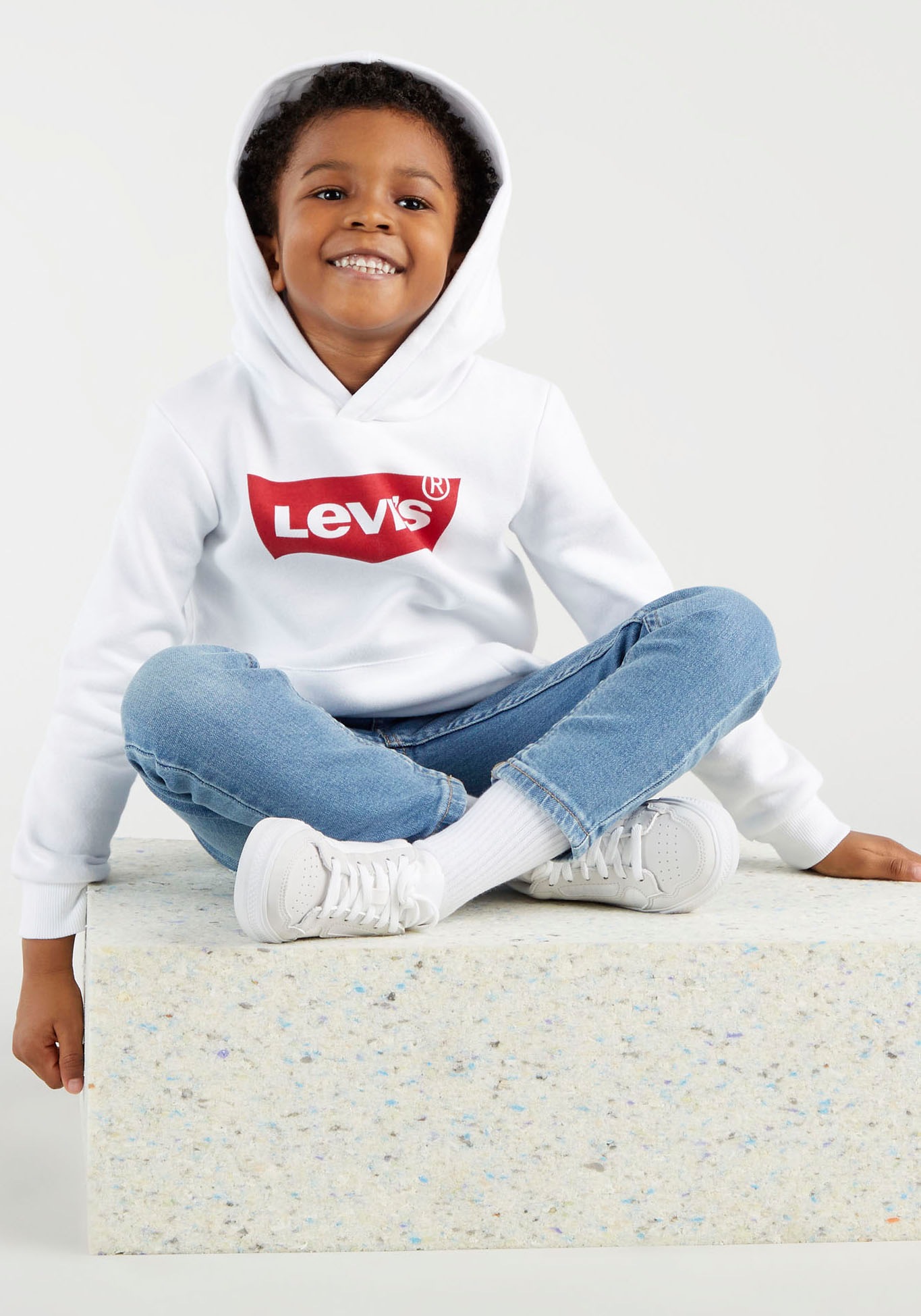 Levi's® Kids Kapuzensweatshirt »LVB BATWING PULLOVER HOODIE«, for BOYS