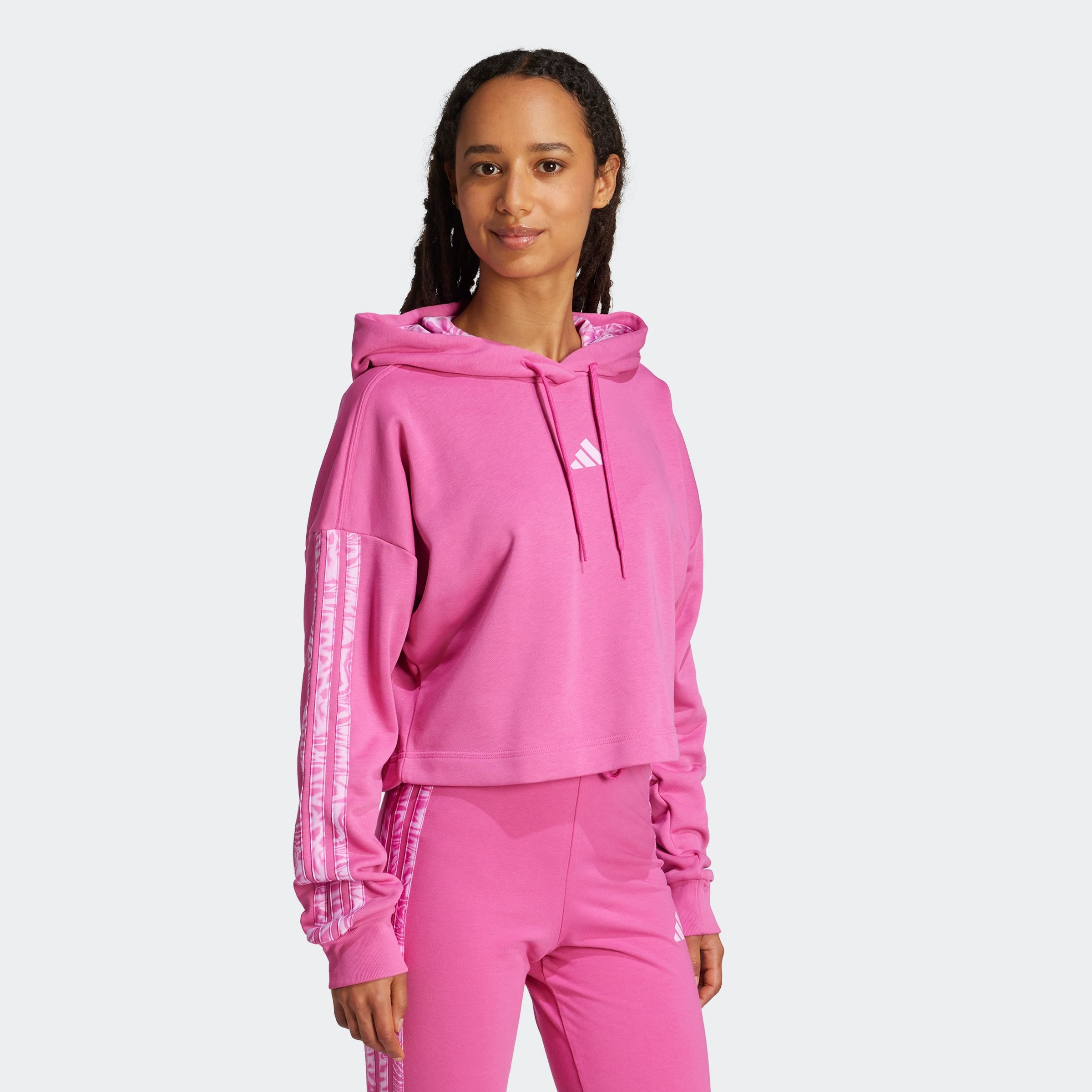adidas Sportswear Kapuzensweatshirt "W AOP 3S HD" günstig online kaufen