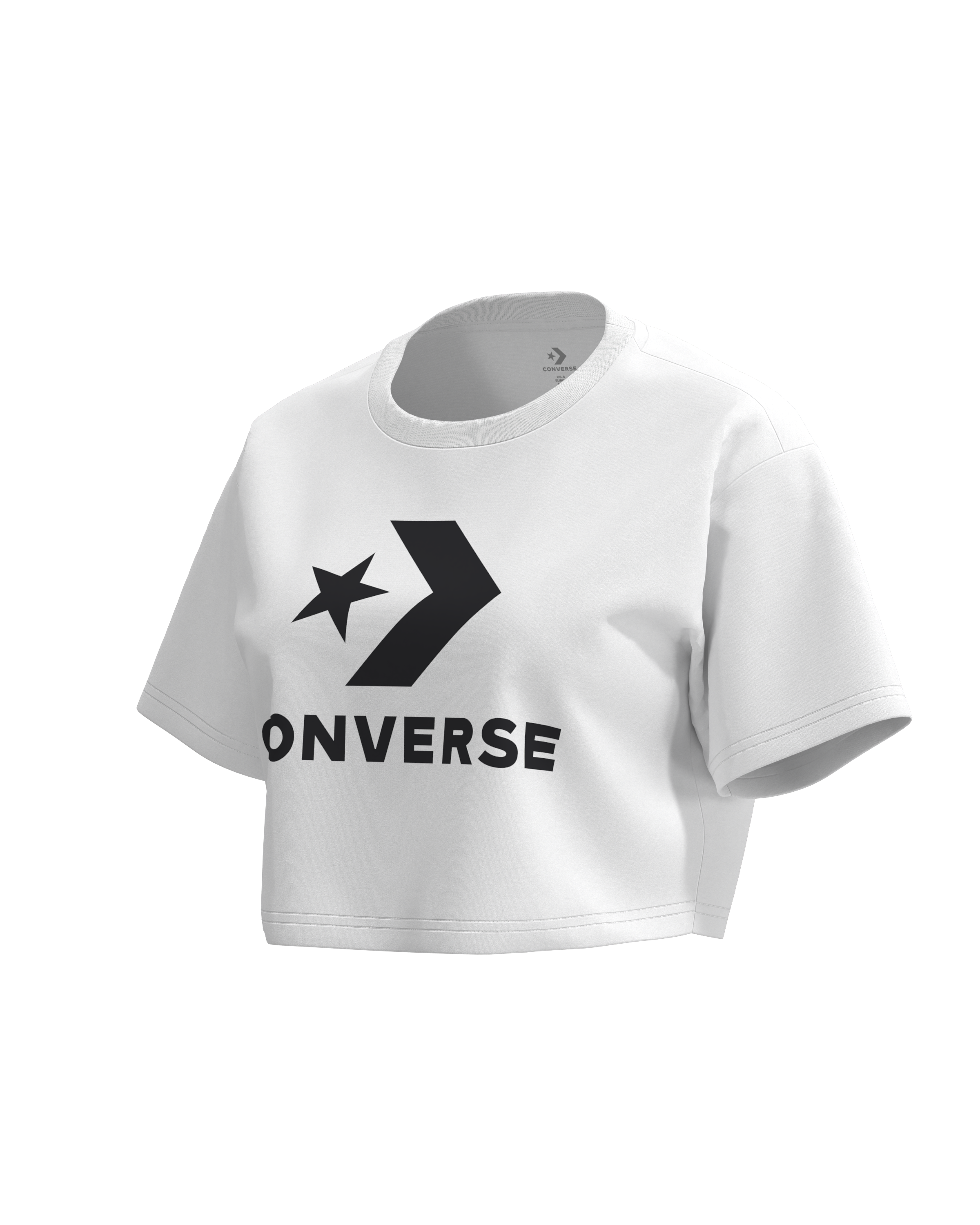 Converse T-Shirt »STAR CHEVRON SPORTY TEE« Kurzarm, aus Baumwolle