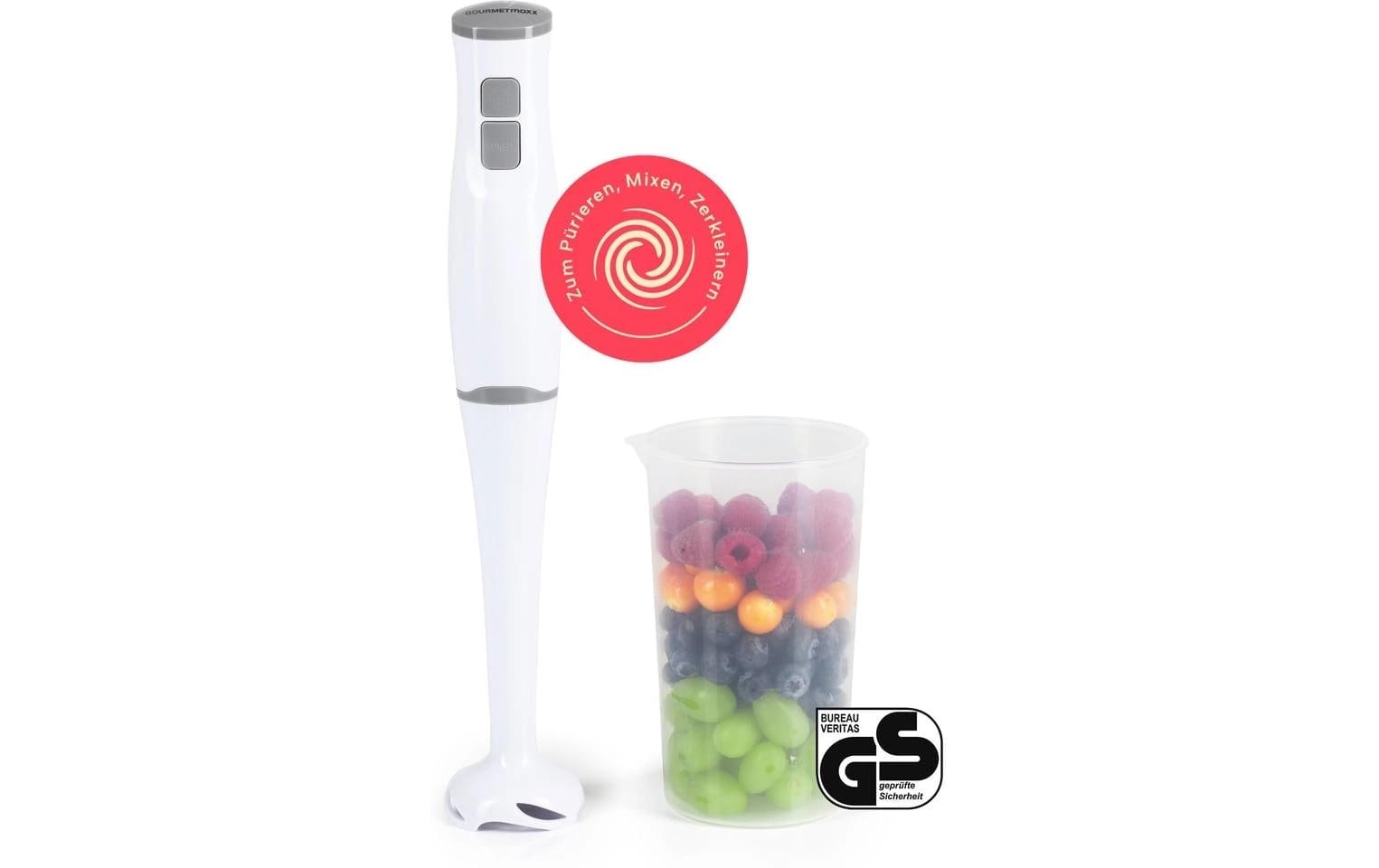 GOURMETmaxx Stabmixer »13767 Weiss« 400 W Kraftvoller Stabmixer