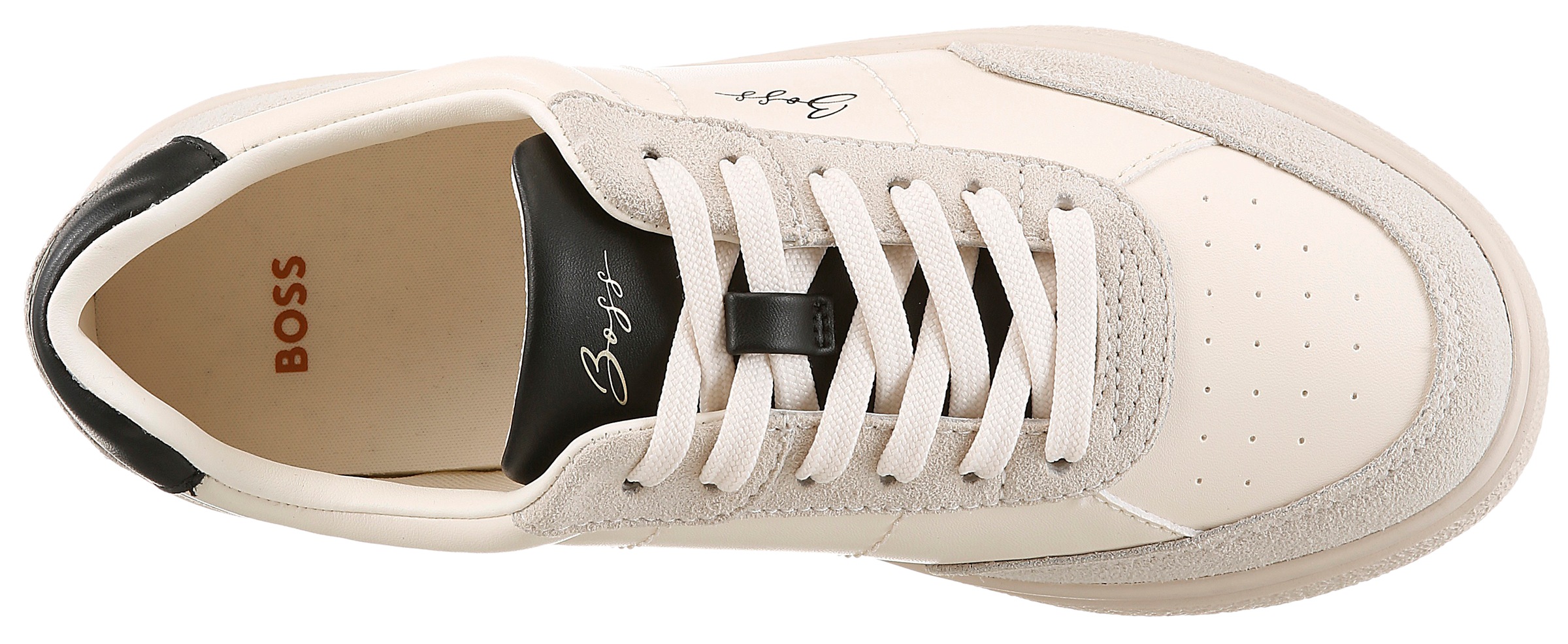 BOSS ORANGE Sneaker »Everlynn Tenn«  Schnürschuh, Freizeitsneaker, Halbschuh mit Kontrastdetails