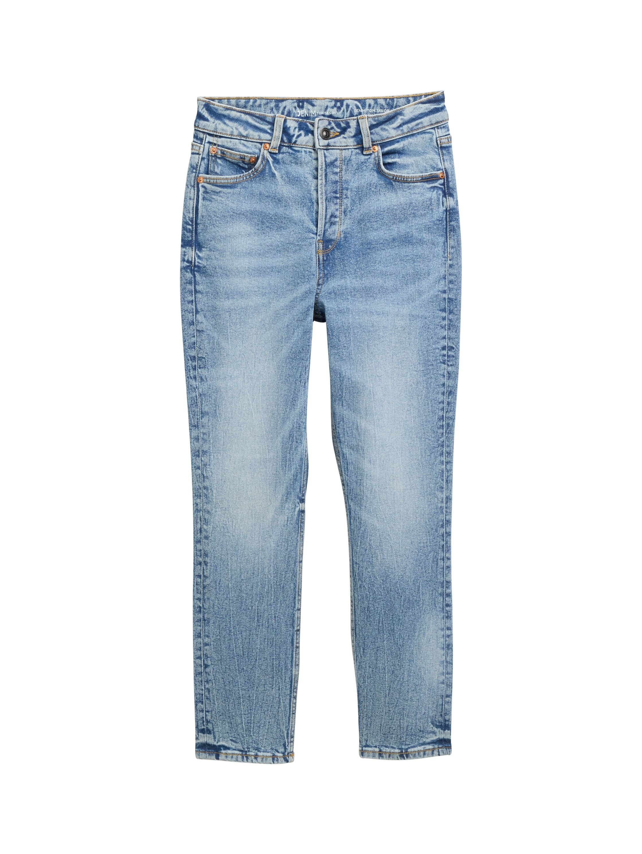 TOM TAILOR Denim 7/8-Jeans, im Used-Look