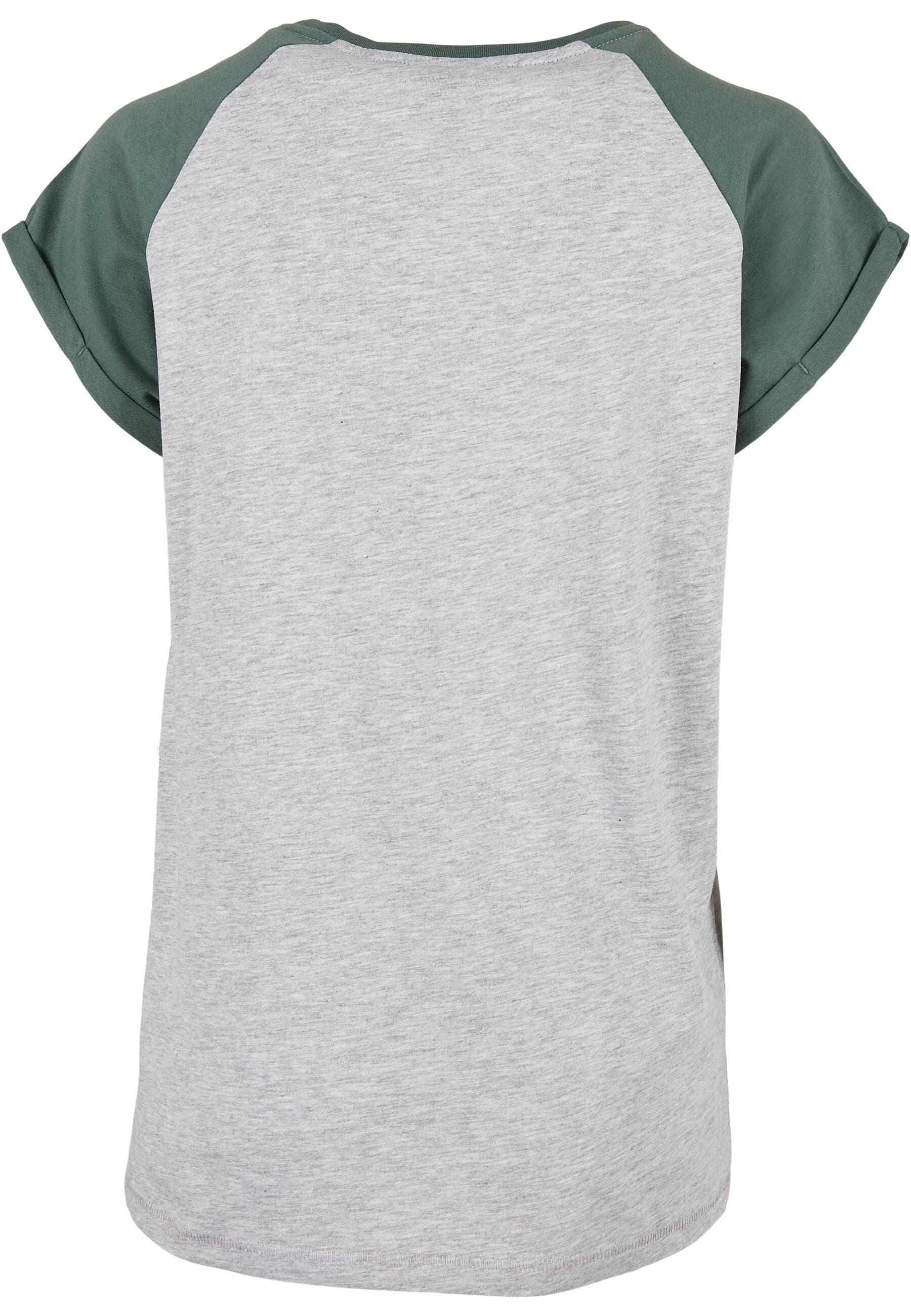 URBAN CLASSICS Kurzarmshirt »Urban Classics Damen Ladies Contrast Raglan Tee«, (1 tlg.)