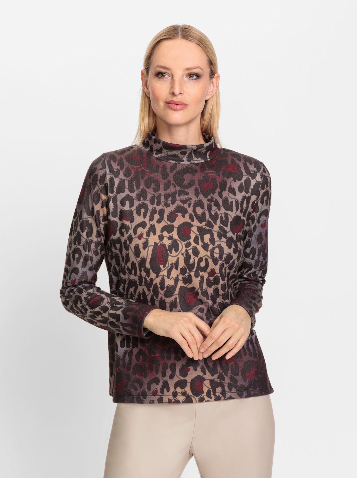 heine Langarmshirt "Druck-Shirt", 1 Stk. günstig online kaufen