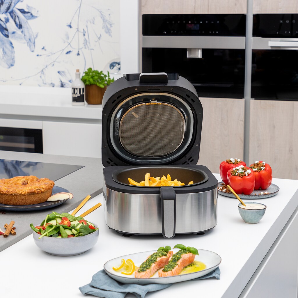 PRINCESS Heißluftfritteuse »182092 Airfryer Grill – 2-in-1 Heißluftfritteuse und Grill«, 1760 W, Fassungsvermögen 0 l