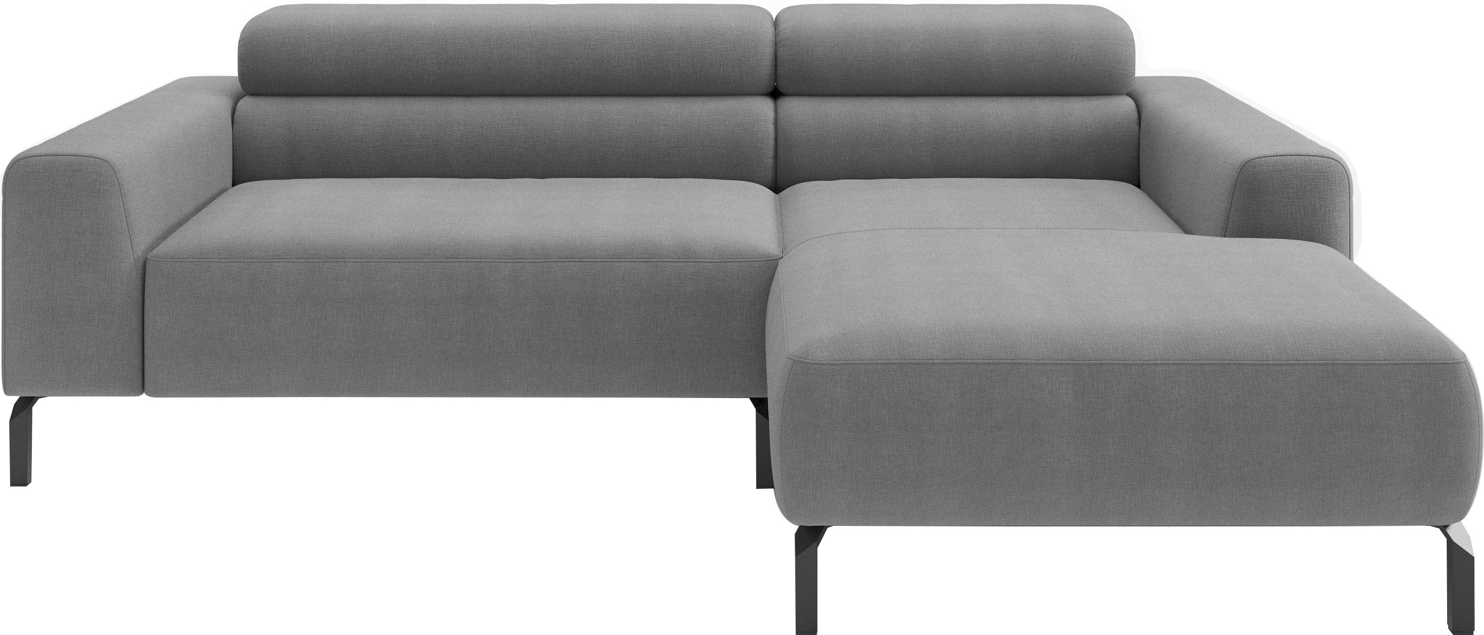 Home affaire Ecksofa "Ecksofa, L-Form, incl. Kopfteilverstellung, Breite 223 cm" wahlweise elektrische Sitztiefenverstellung