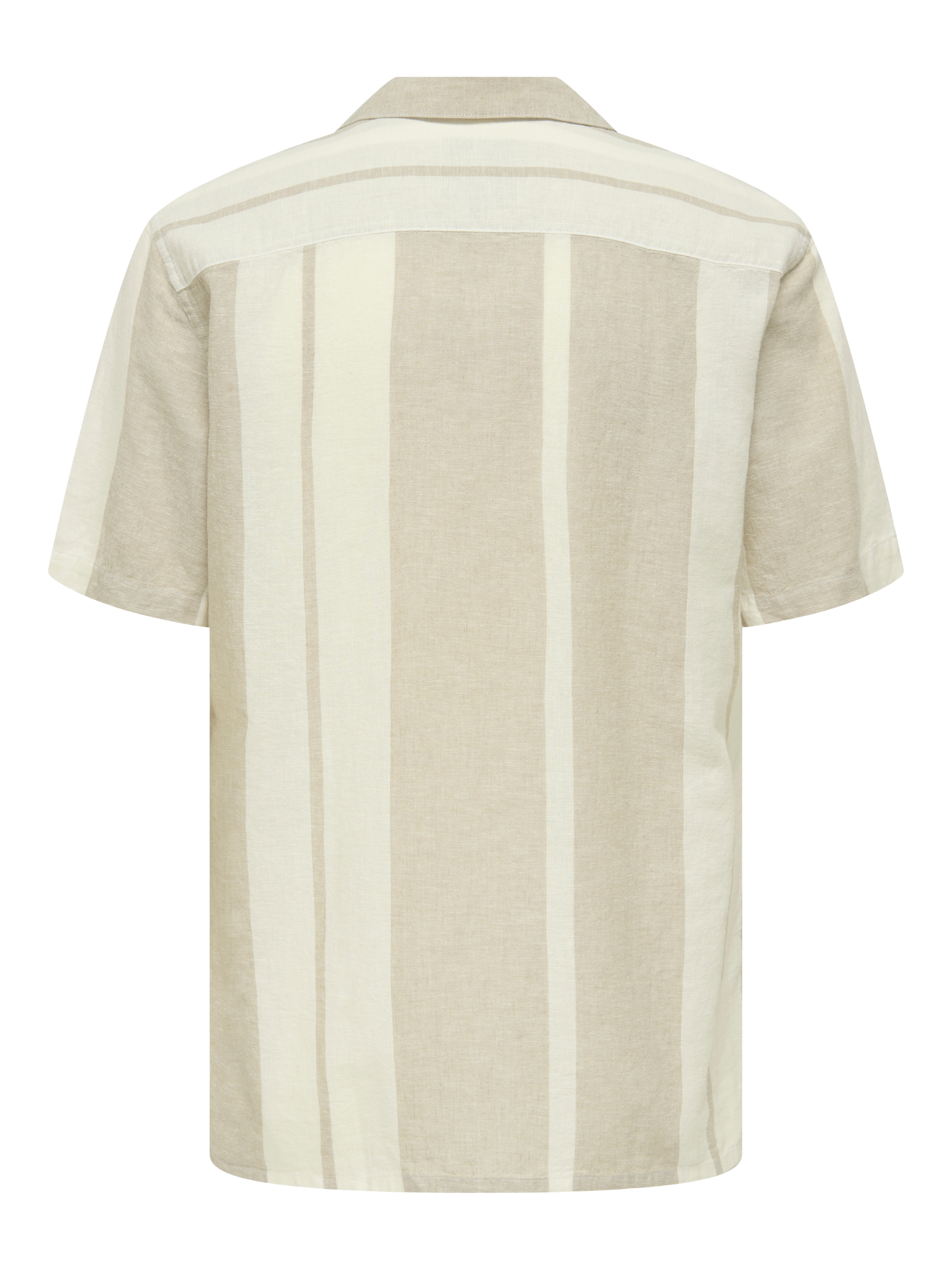 ONLY & SONS Kurzarmhemd »ONSCAIDEN SS STRIPE LINEN RESORT NOOS«