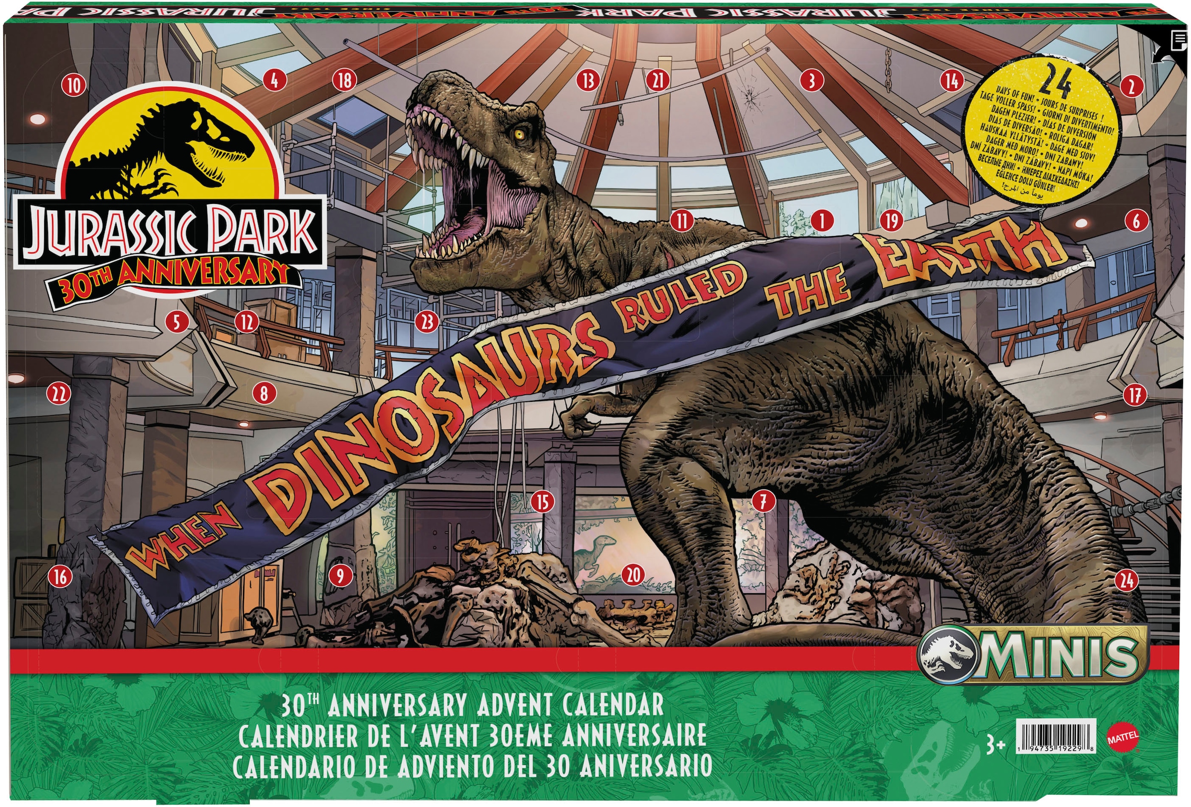 Mattel® Spielzeug-Adventskalender »Jurassic World«, ab 3 Jahren