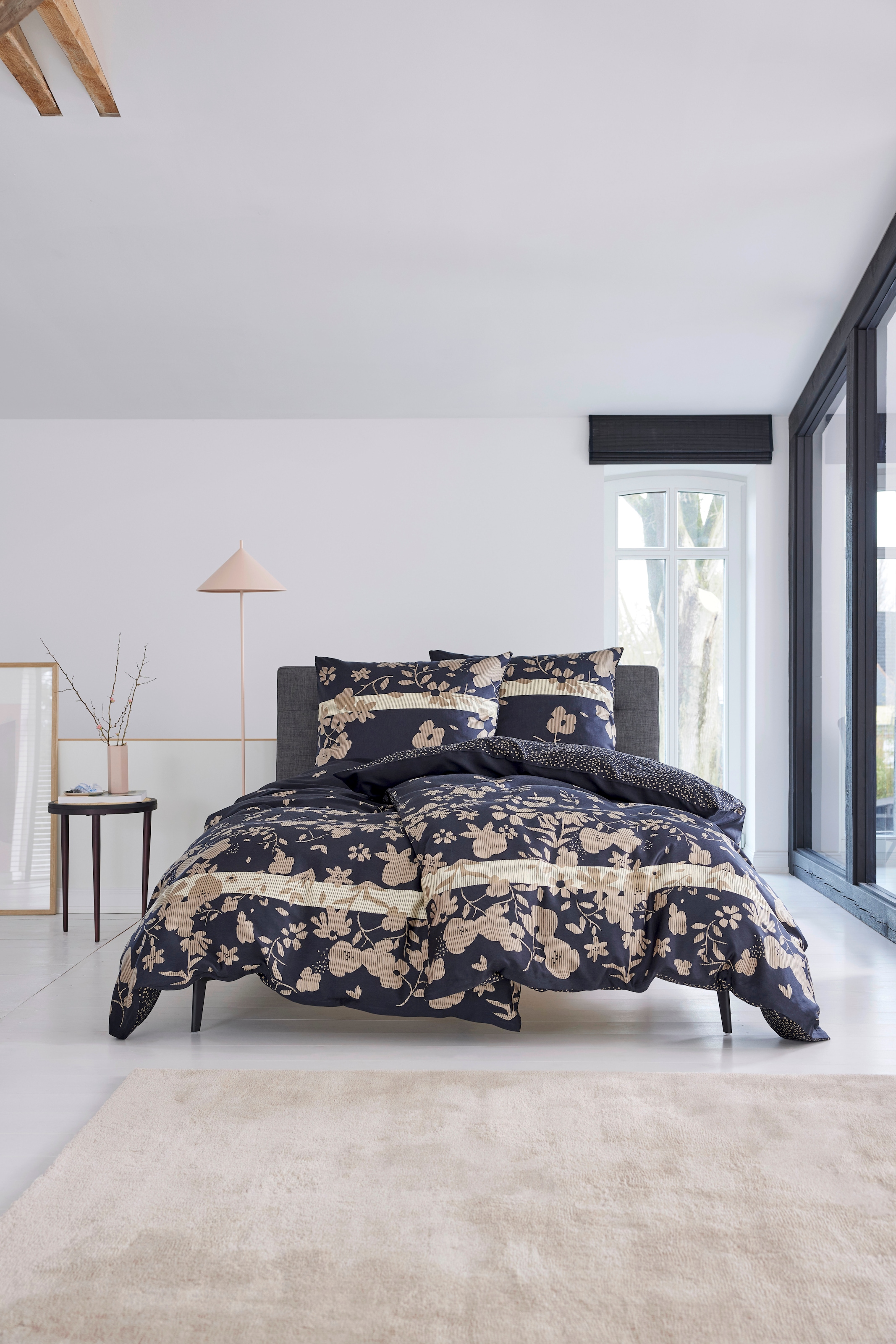 Esprit Bettwäsche »Dots and Flowers«, aus 100% Baumwolle