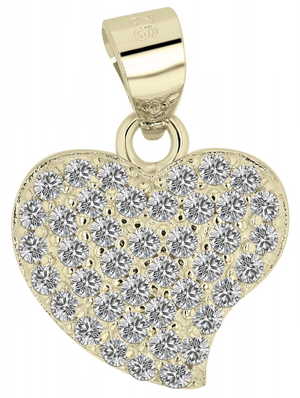 Adelia's Heart Pendant Silver 925 Sterling Silver