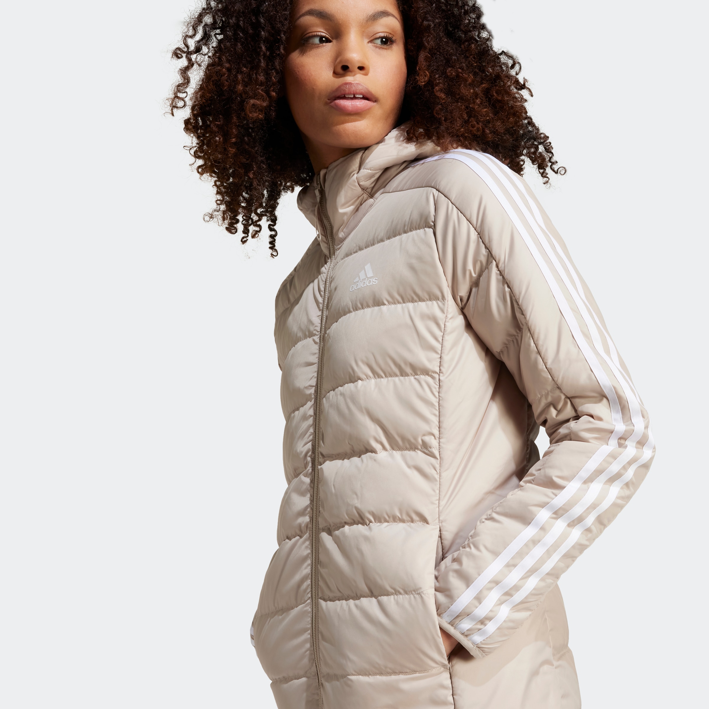 adidas Sportswear Outdoorjacke »W ESS 3S L D HP«